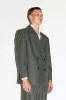 Marmont Double-Breasted Blazer | Smoke sold by California Arts