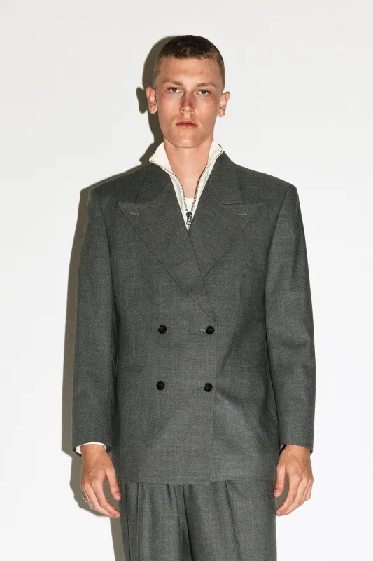 Marmont Double-Breasted Blazer  |  Smoke sold by California Arts