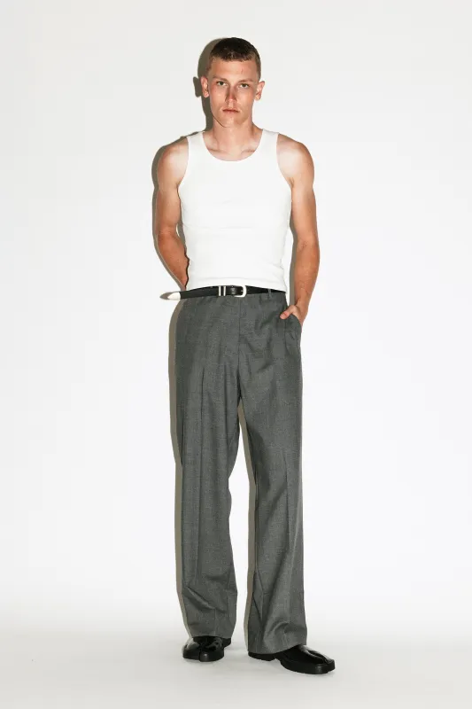 Cove Wide-Leg Trouser | Smoke sold by California Arts