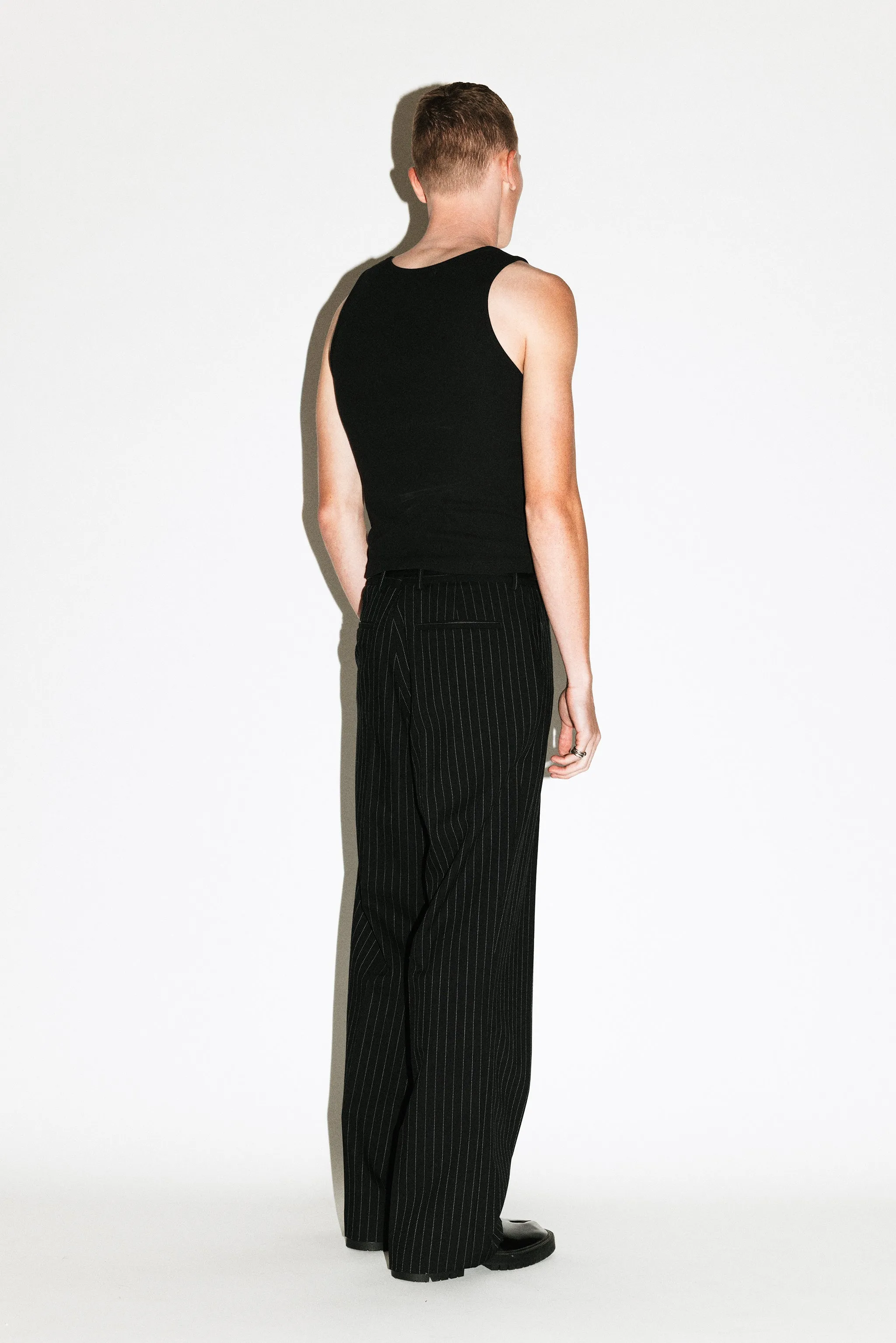 Cove Wide-Leg Trouser | Pinstripe sold by California Arts product image thumbnail 3
