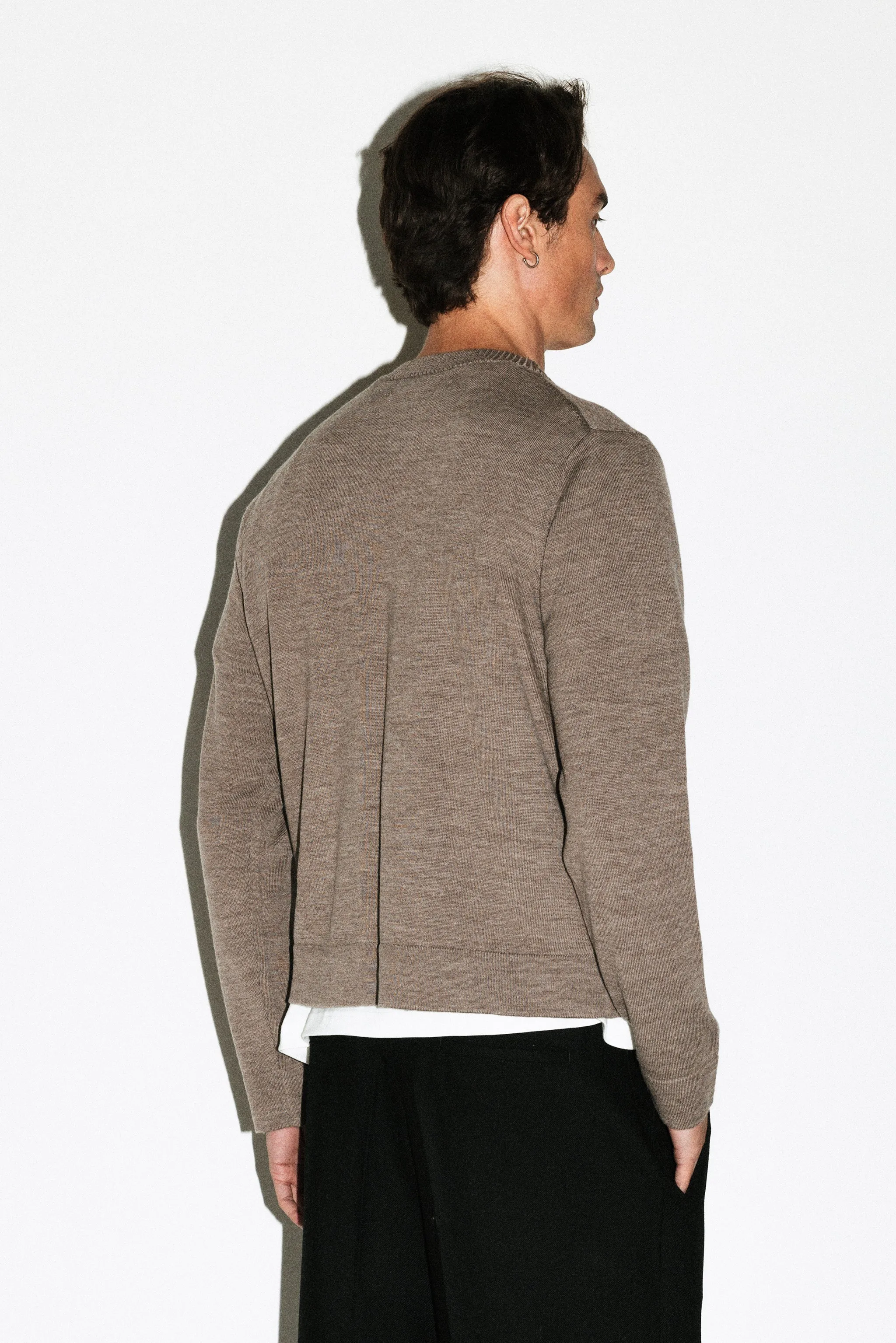 Hammer 90s Fit V-Neck Sweater | Oat sold by California Arts product image thumbnail 3