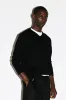 Hammer 90s Fit V-Neck Sweater | Black sold by California Arts