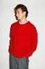Palos Oversized Crew-Neck Sweater  |  Red sold by California Arts