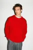 Palos Oversized Crew-Neck Sweater  |  Red sold by California Arts