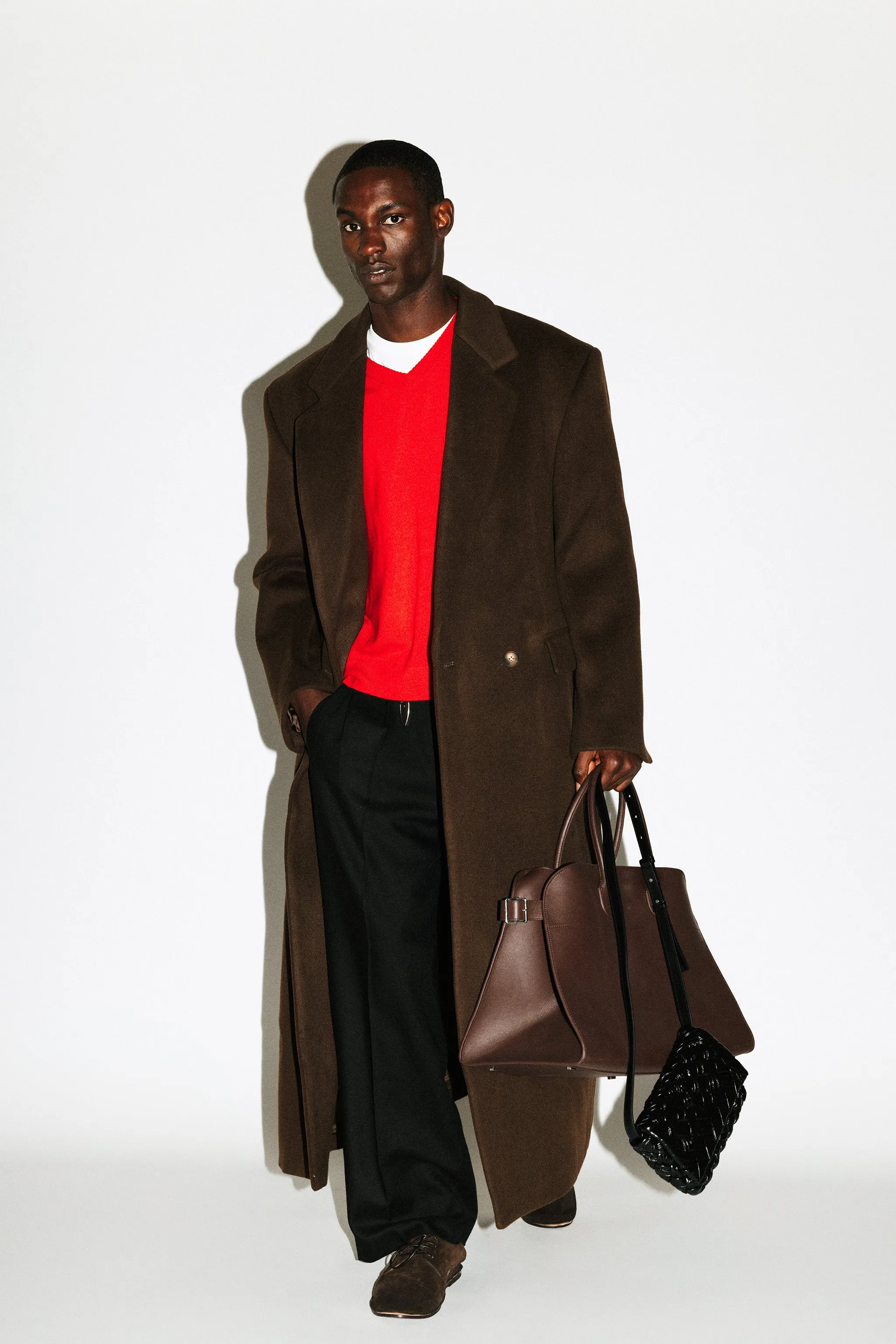 Manhattan Oversized Overcoat | Chocolate Brown sold by California Arts product image thumbnail 2