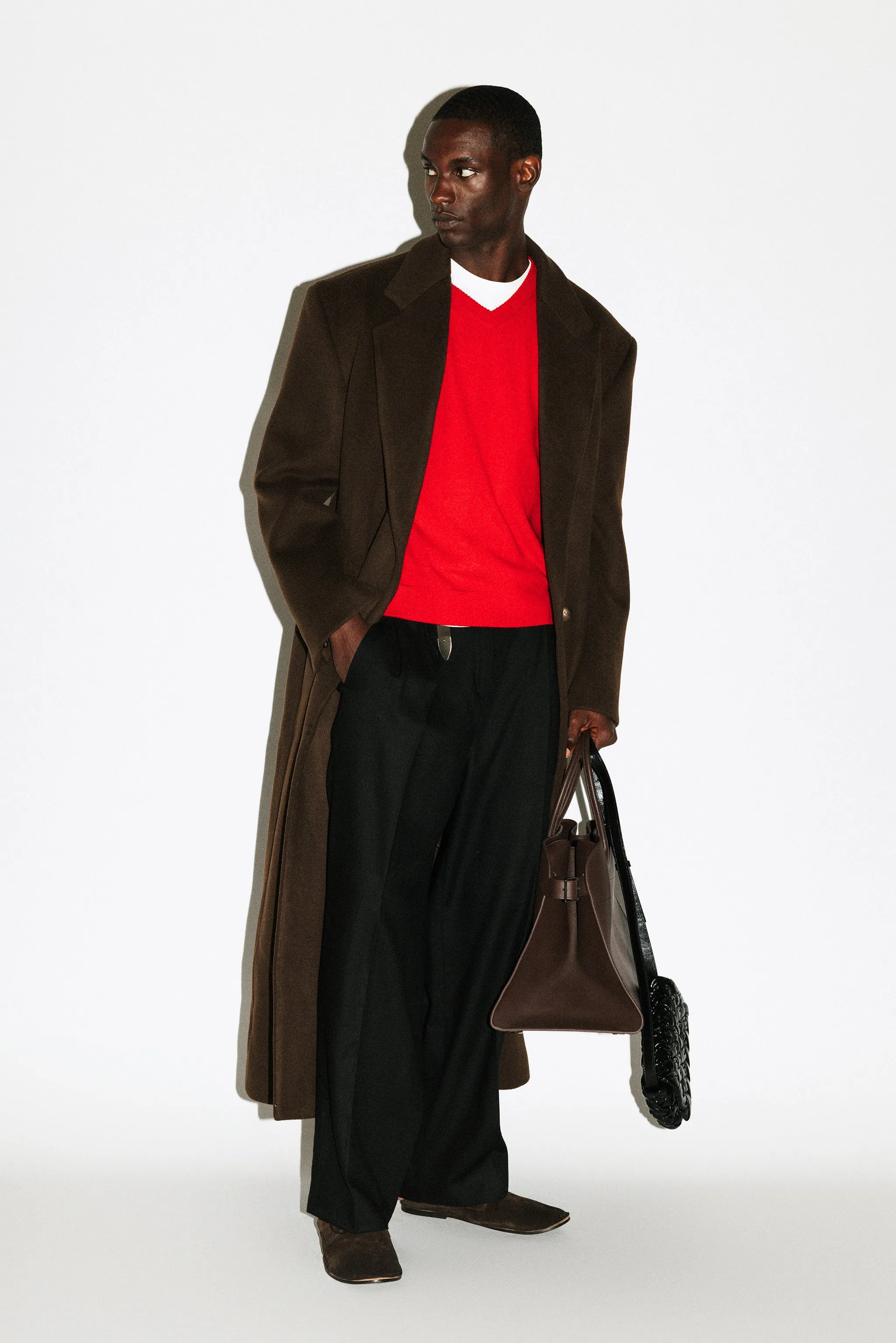 Manhattan Oversized Overcoat | Chocolate Brown sold by California Arts product image thumbnail 4