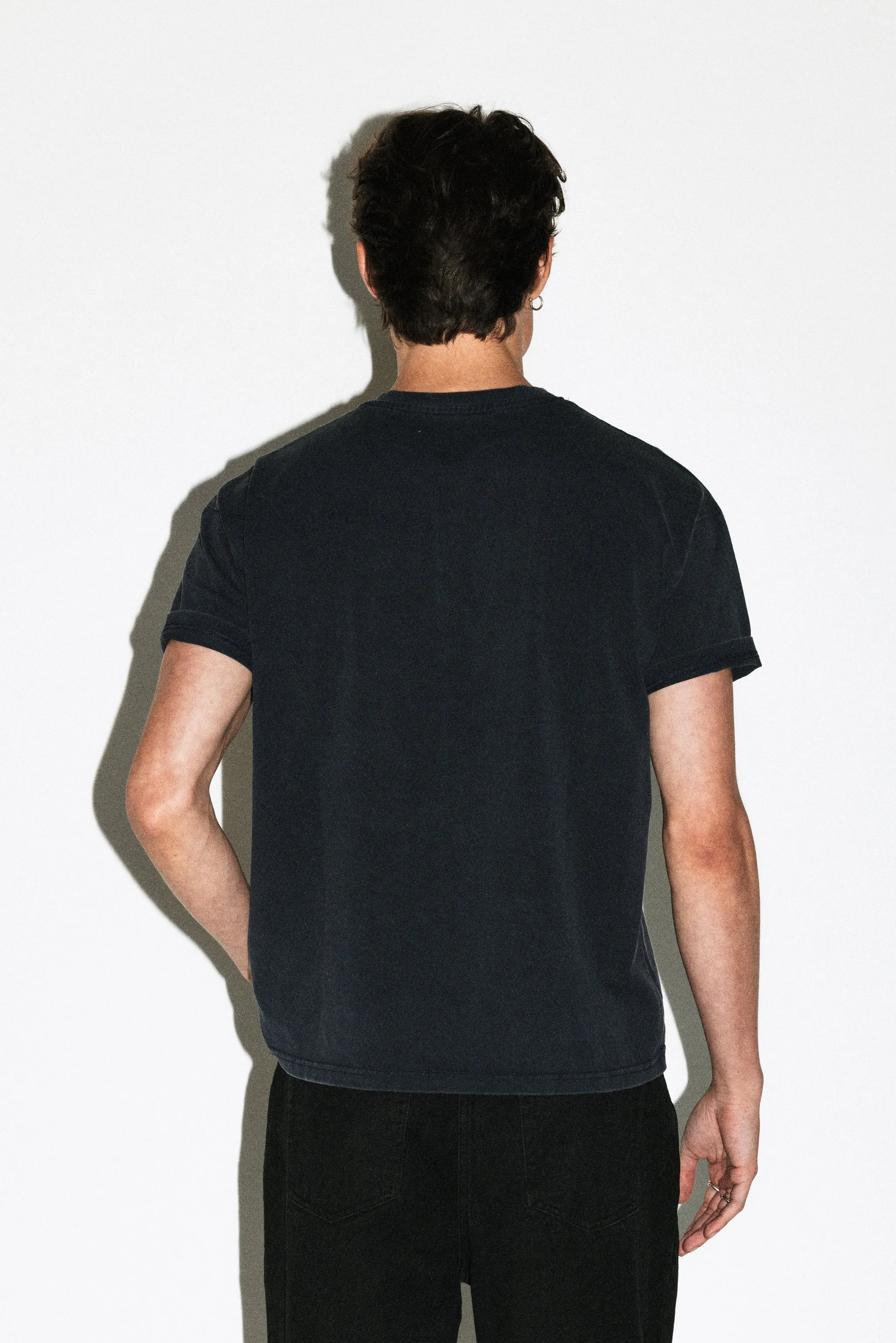 Eames Americana Fit T-Shirt | Sunfaded Navy sold by California Arts product image thumbnail 4