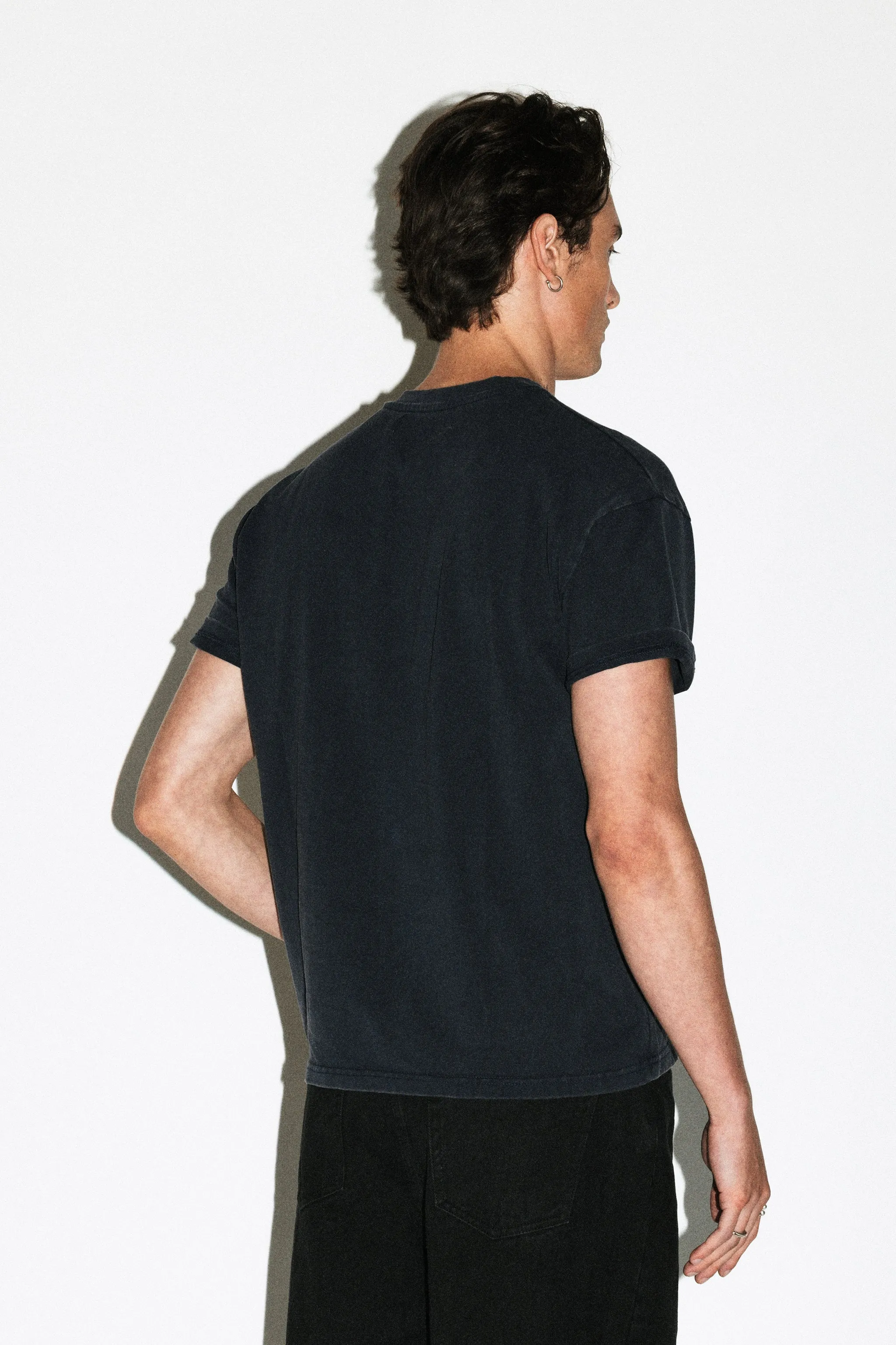 Eames Americana Fit T-Shirt | Sunfaded Navy sold by California Arts product image thumbnail 3