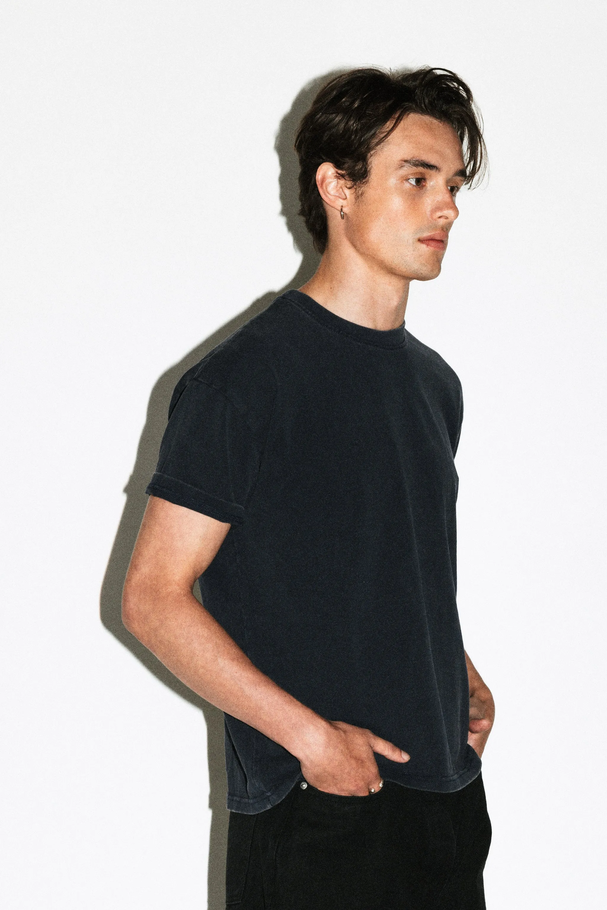 Eames Americana Fit T-Shirt | Sunfaded Navy sold by California Arts product image thumbnail 2