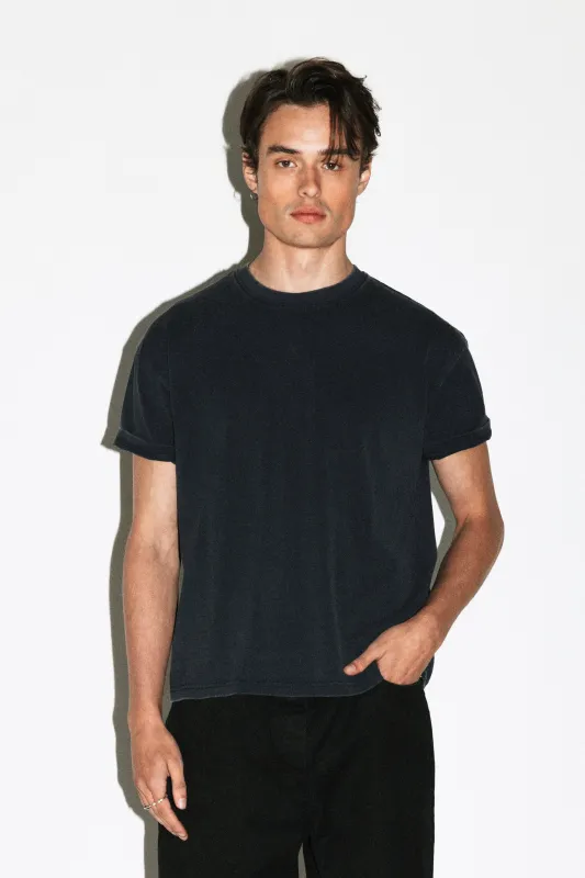 Eames Americana Fit T-Shirt | Sunfaded Navy sold by California Arts