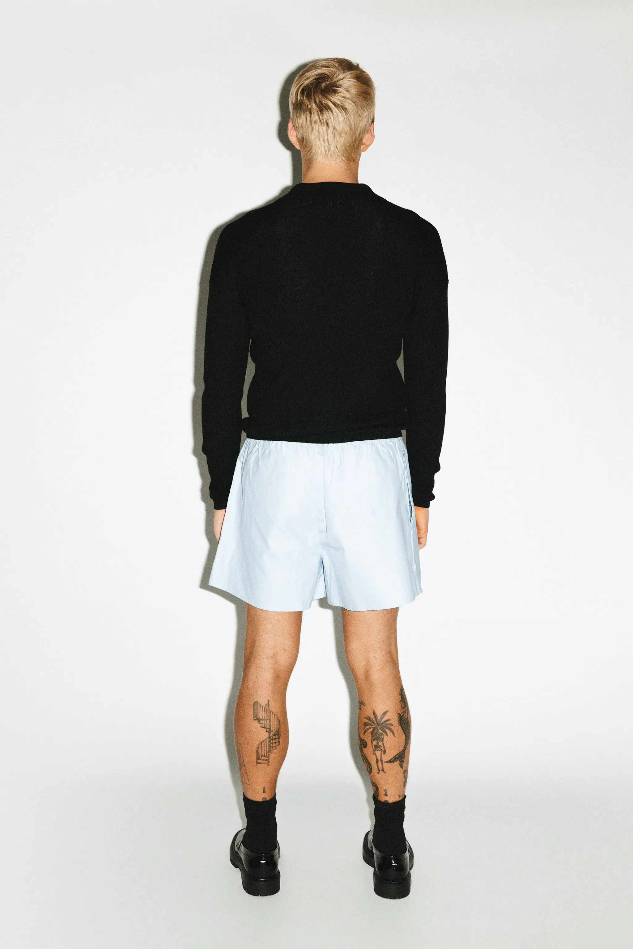 Doheny Cotton Poplin Shorts | Powder Blue sold by California Arts product image thumbnail 4