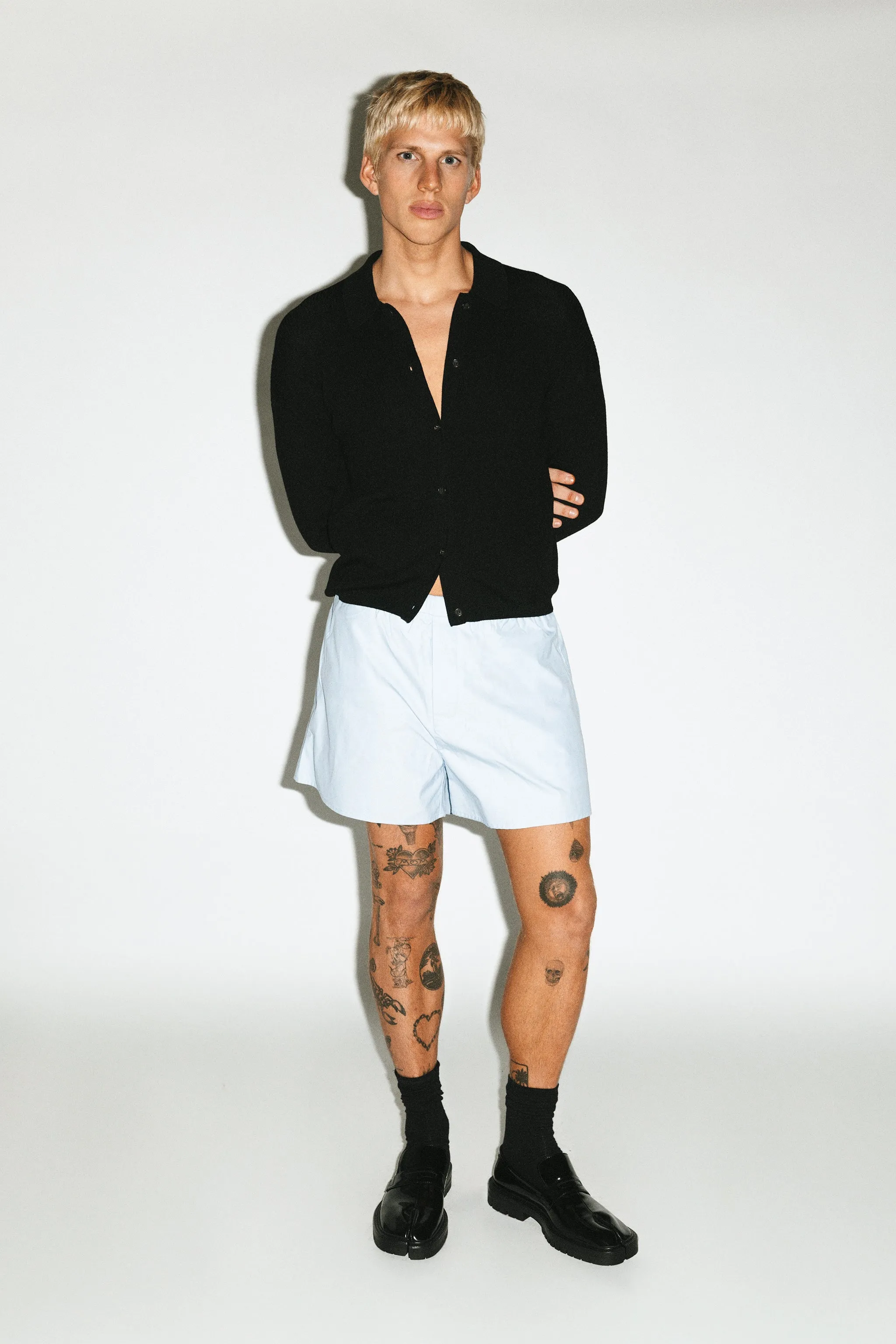 Doheny Cotton Poplin Shorts | Powder Blue sold by California Arts