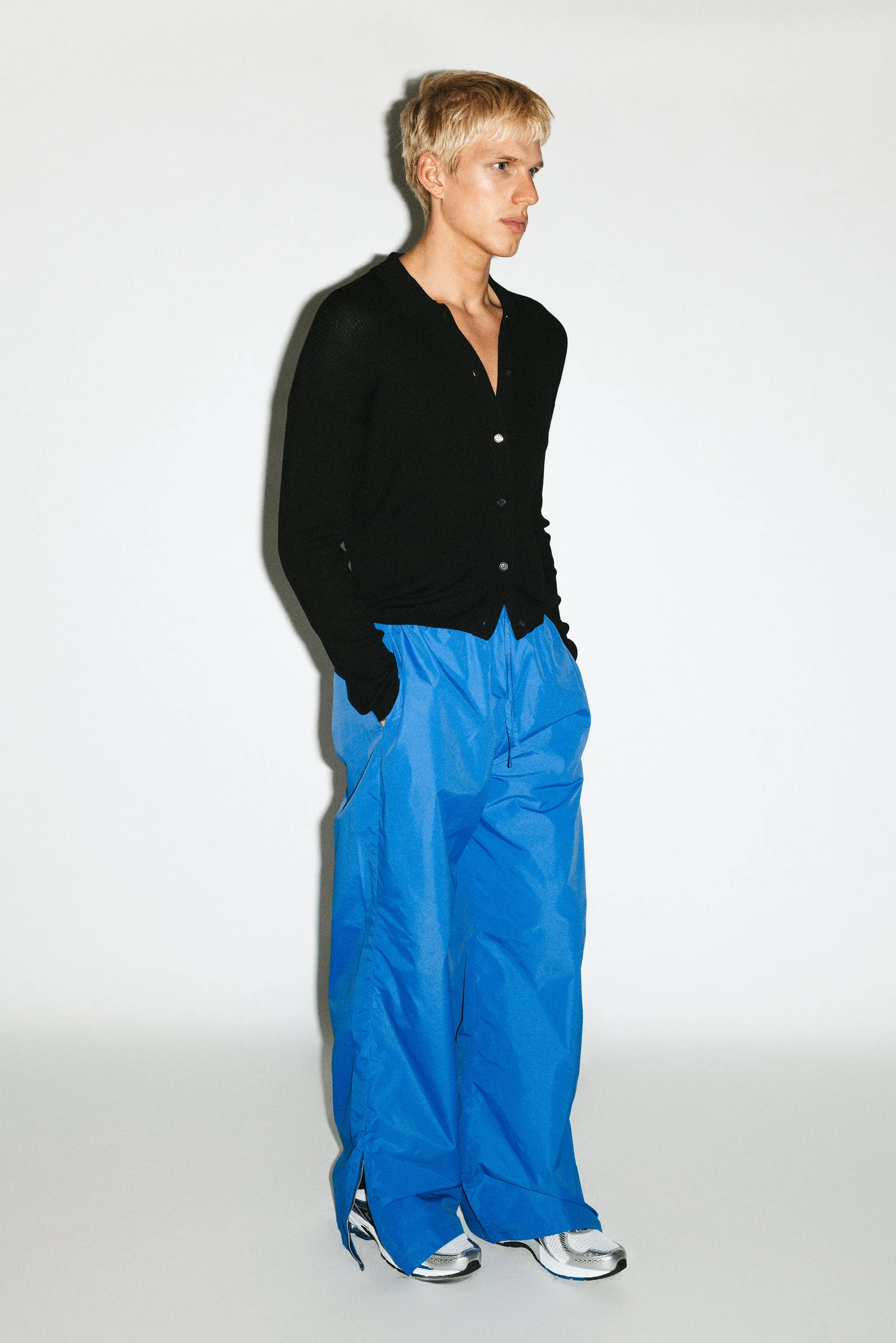 Cienega Wide-Leg Track Pants | Cobalt Blue sold by California Arts product image thumbnail 2