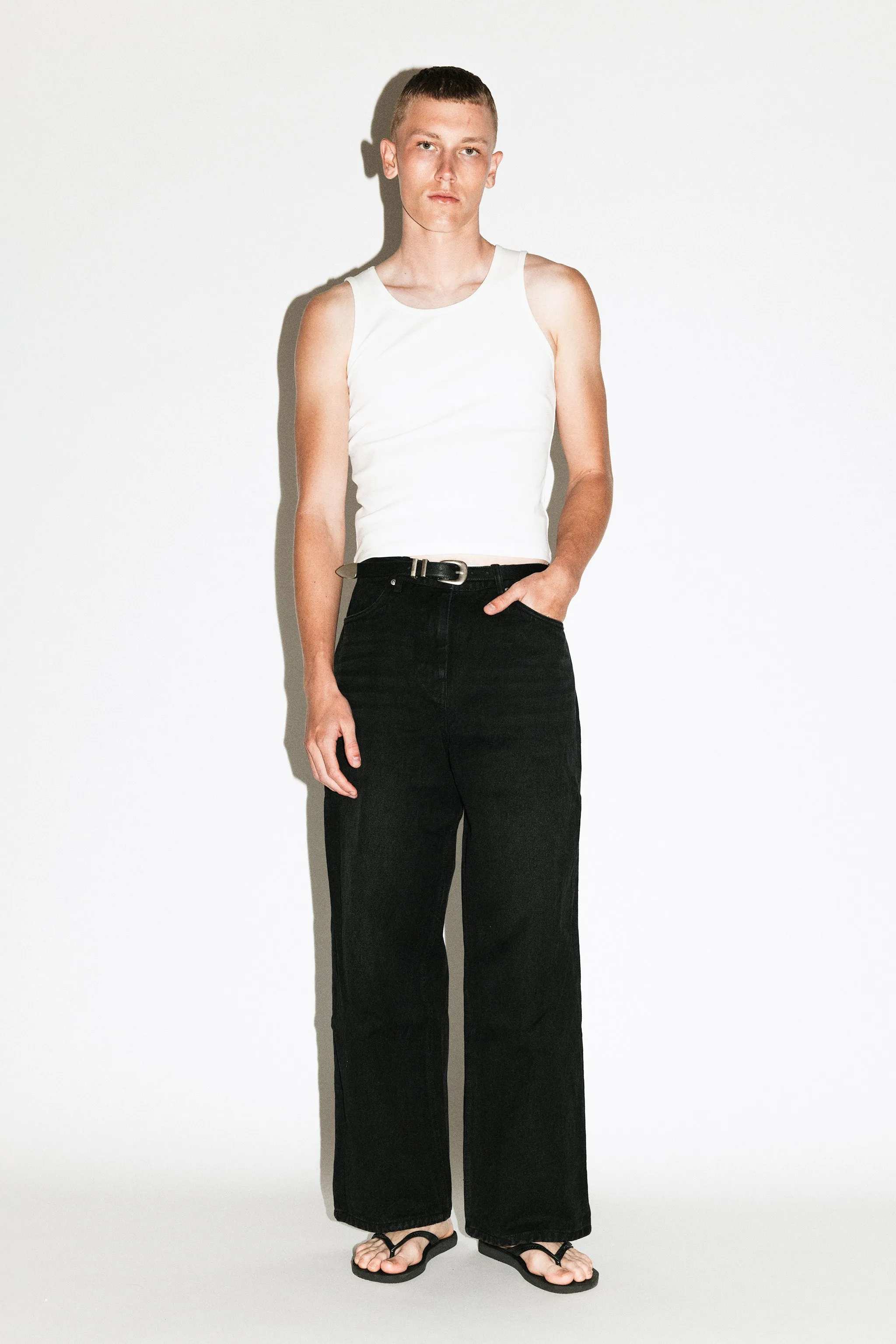 Laurel Relaxed Wide-Leg Jeans | Midnight Wash sold by California Arts
