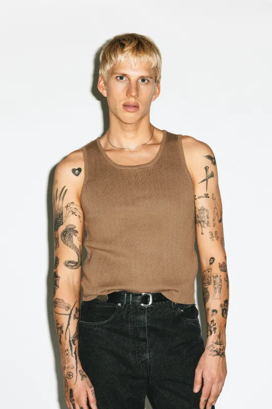 Virgil Cropped Tank | Sierra sold by California Arts