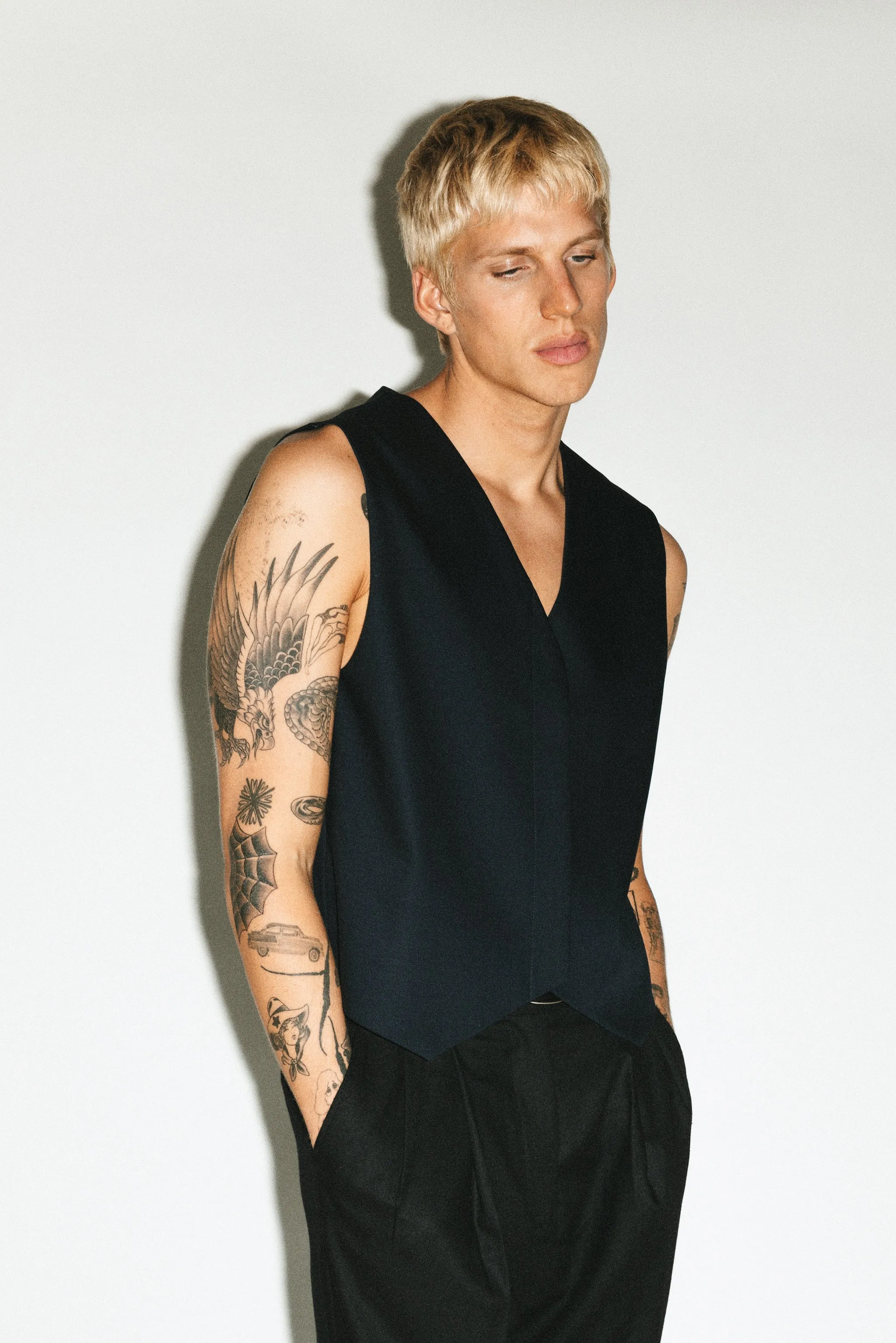 Nightingale Suit Vest | Navy sold by California Arts product image thumbnail 2