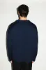 Palos Oversized Crew-Neck Sweater  |  Navy sold by California Arts