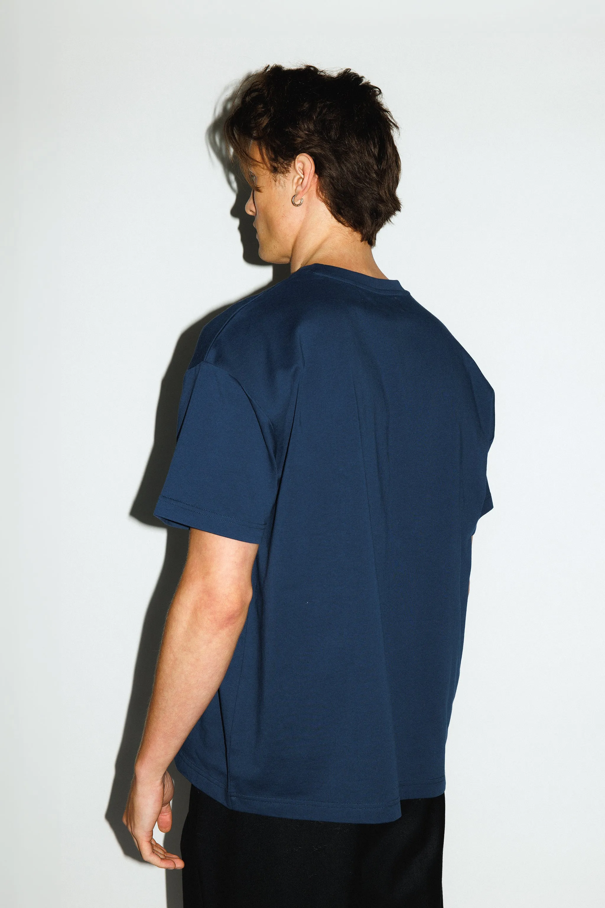 Eames Americana Fit T-Shirt | Navy sold by California Arts product image thumbnail 3