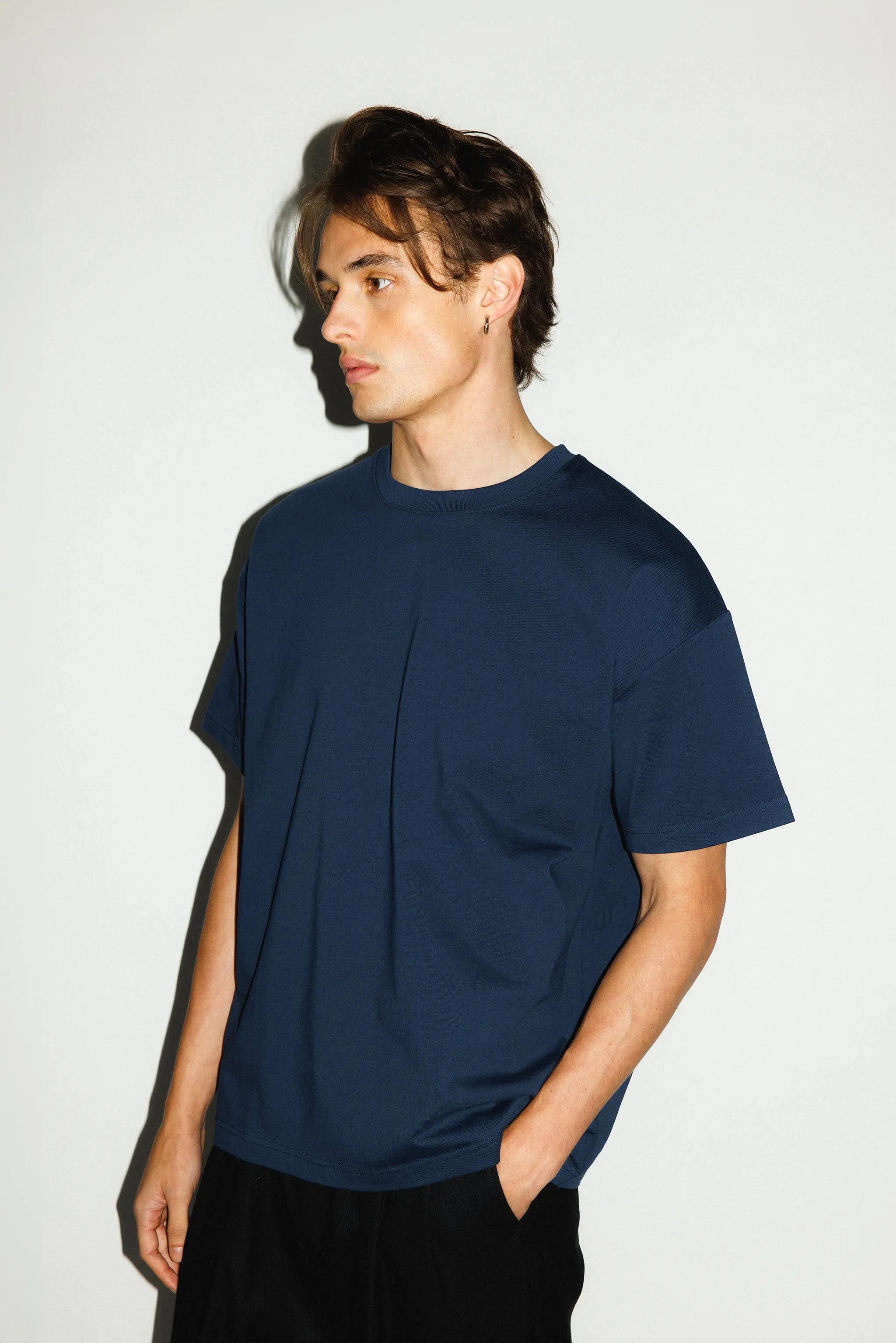 Eames Americana Fit T-Shirt | Navy sold by California Arts product image thumbnail 2