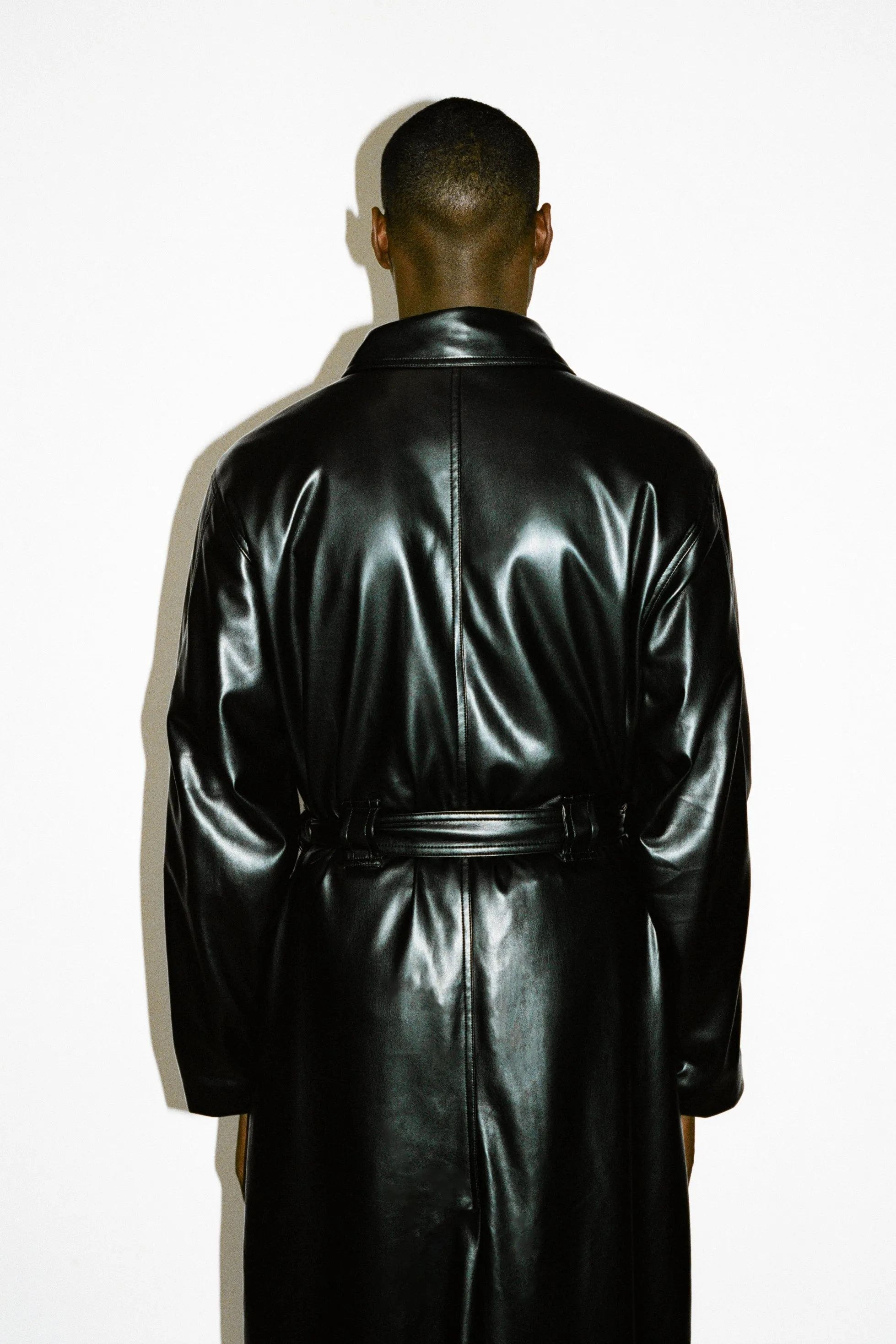 Palladium Vegan Leather Trench | Black sold by California Arts product image thumbnail 4