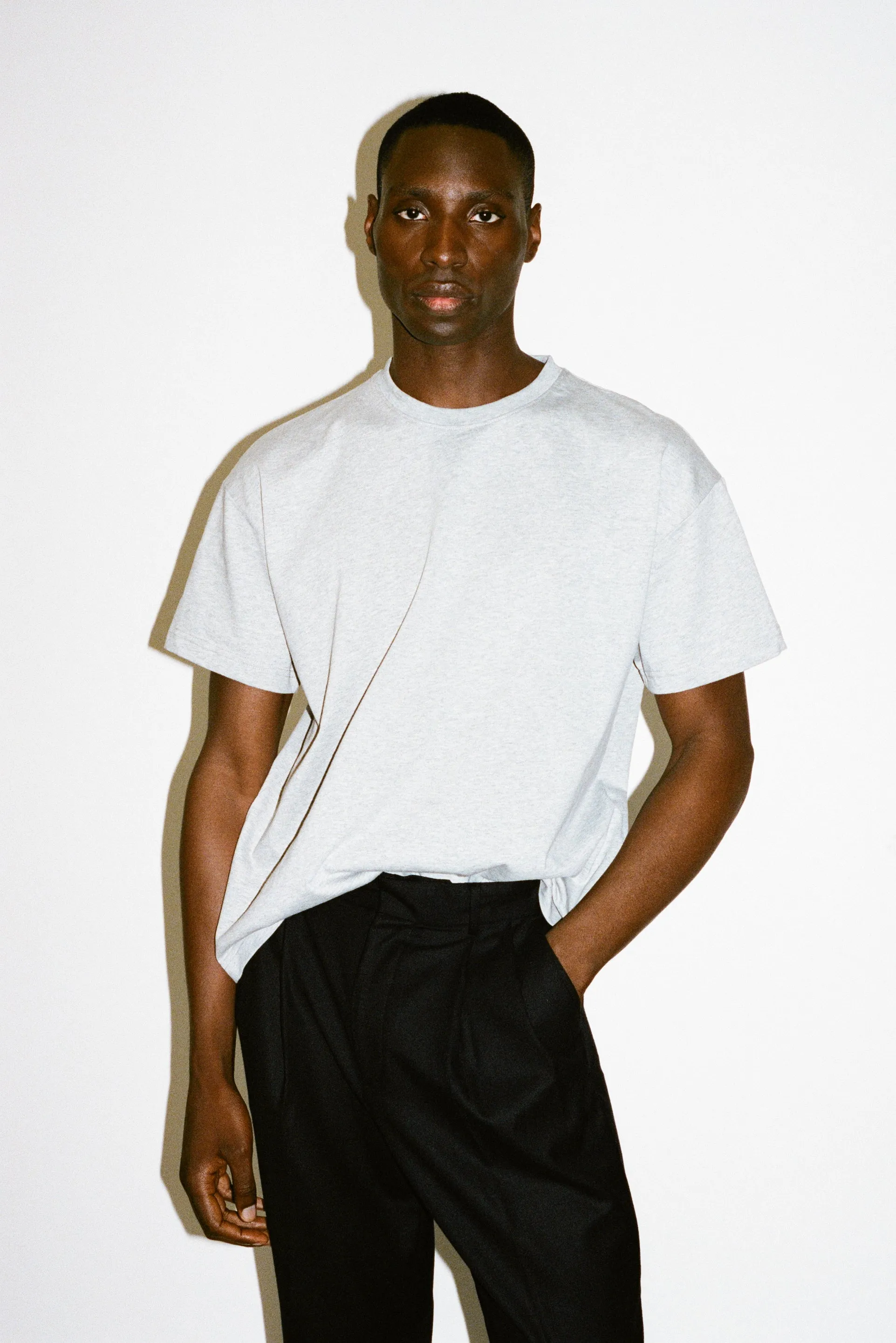 Eames Americana Fit T-Shirt | Grey Melange sold by California Arts