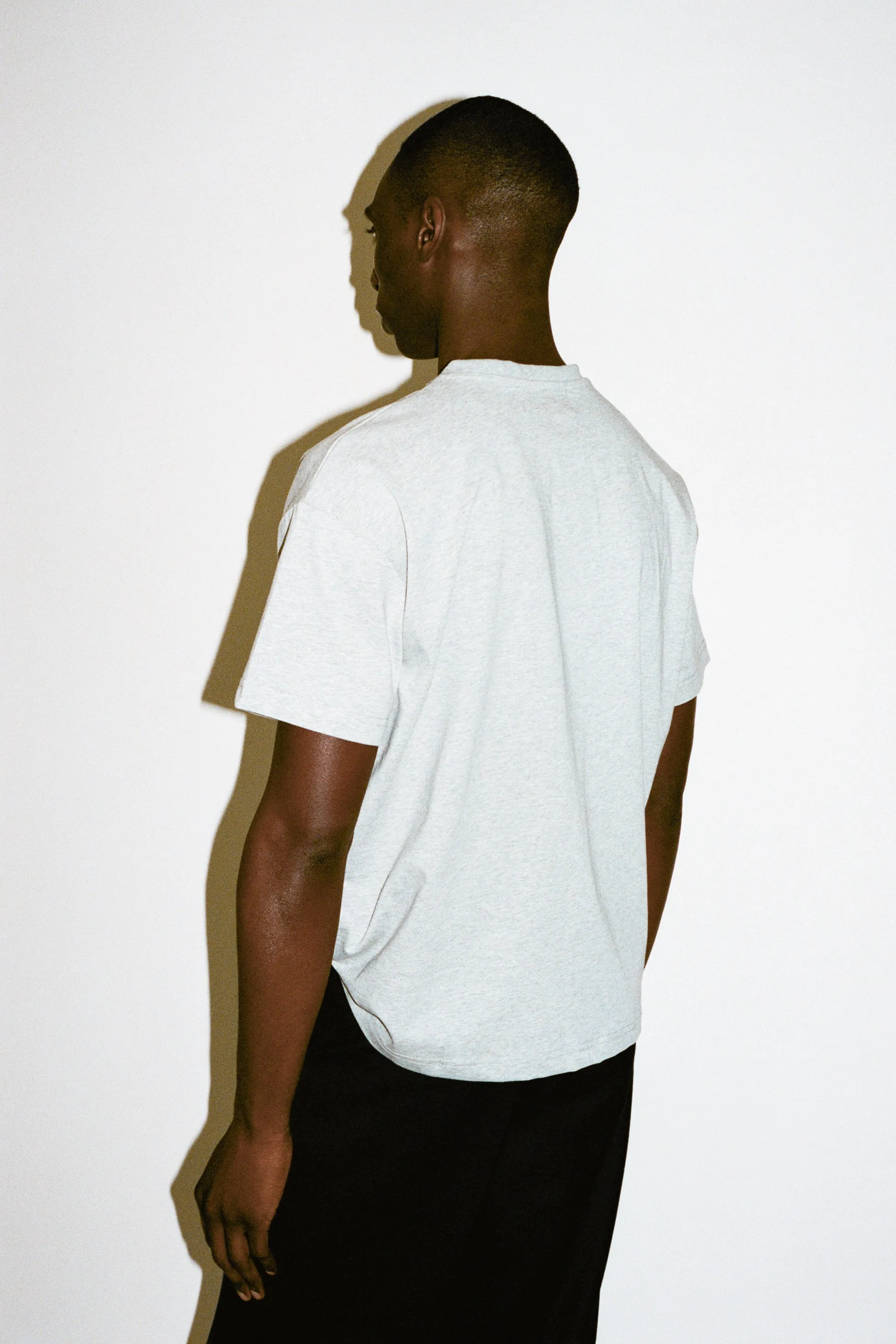 Eames Americana Fit T-Shirt | Grey Melange sold by California Arts product image thumbnail 4