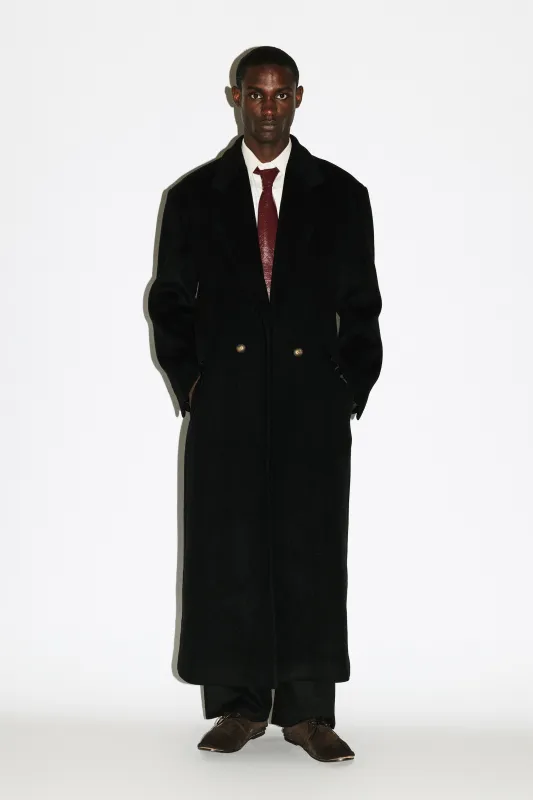 Manhattan Oversized Overcoat  |  Black sold by California Arts