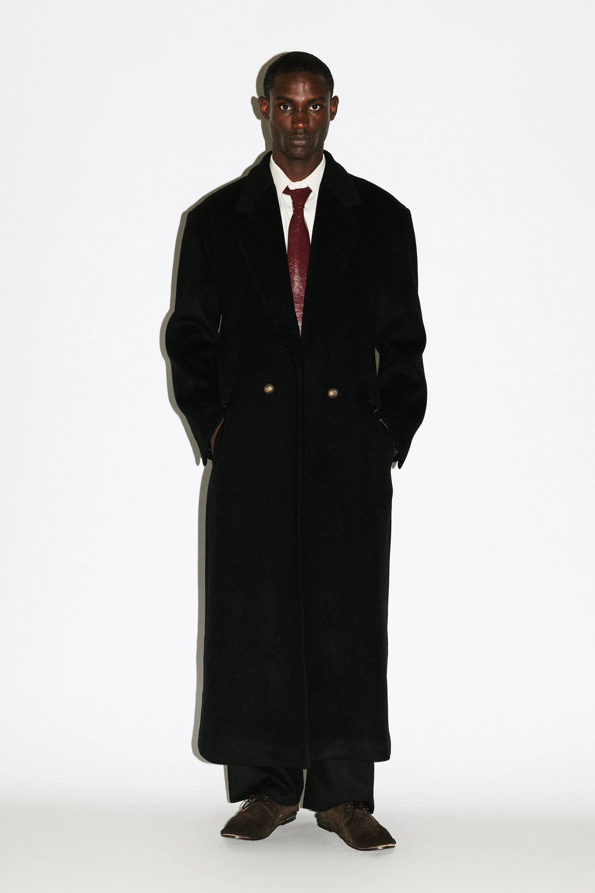 Manhattan Oversized Overcoat | Black sold by California Arts