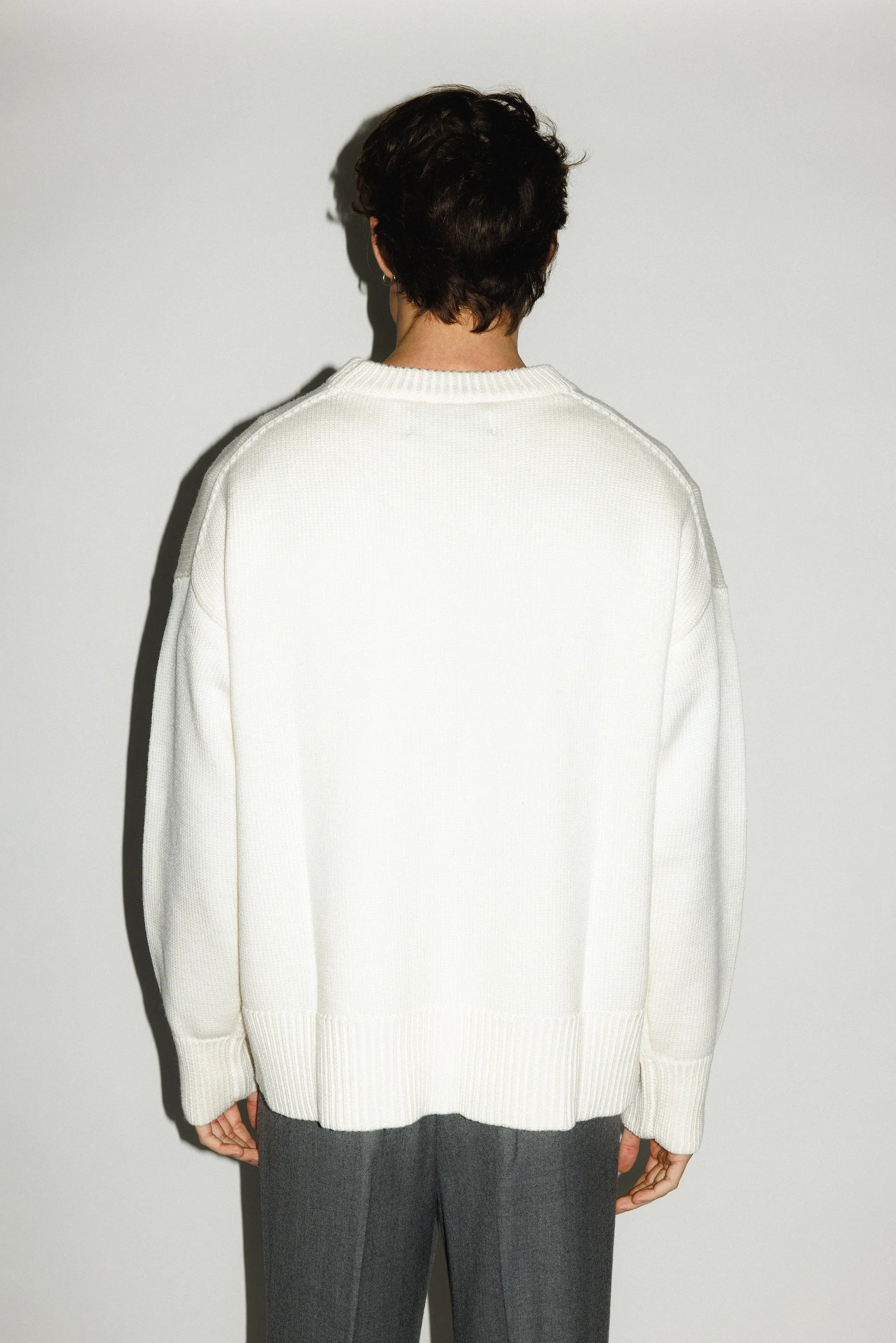 Verdes Oversized V-Neck Sweater | Ivory sold by California Arts product image thumbnail 5