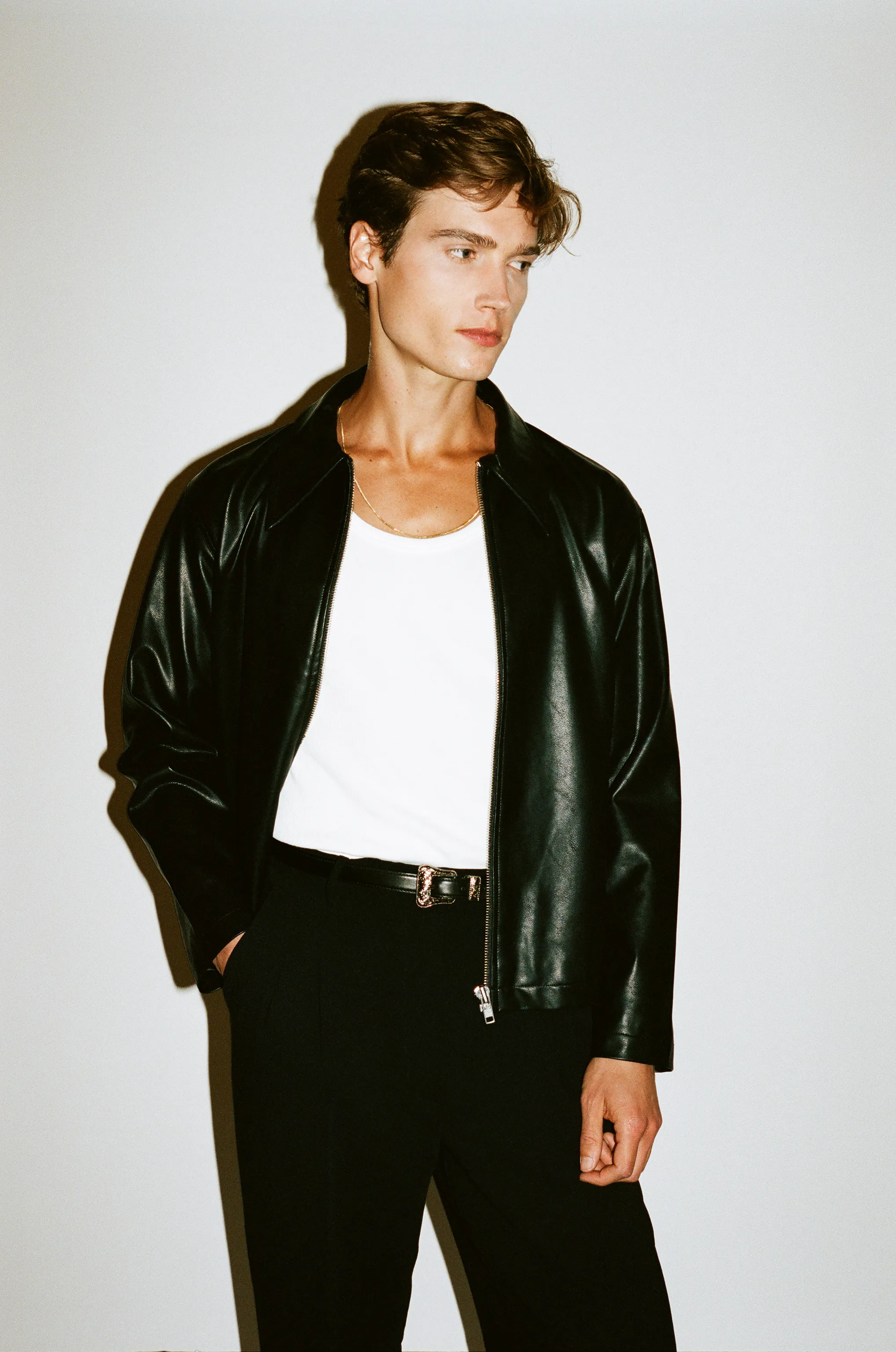 Fairfax Vegan Blouson | Black sold by California Arts product image thumbnail 2