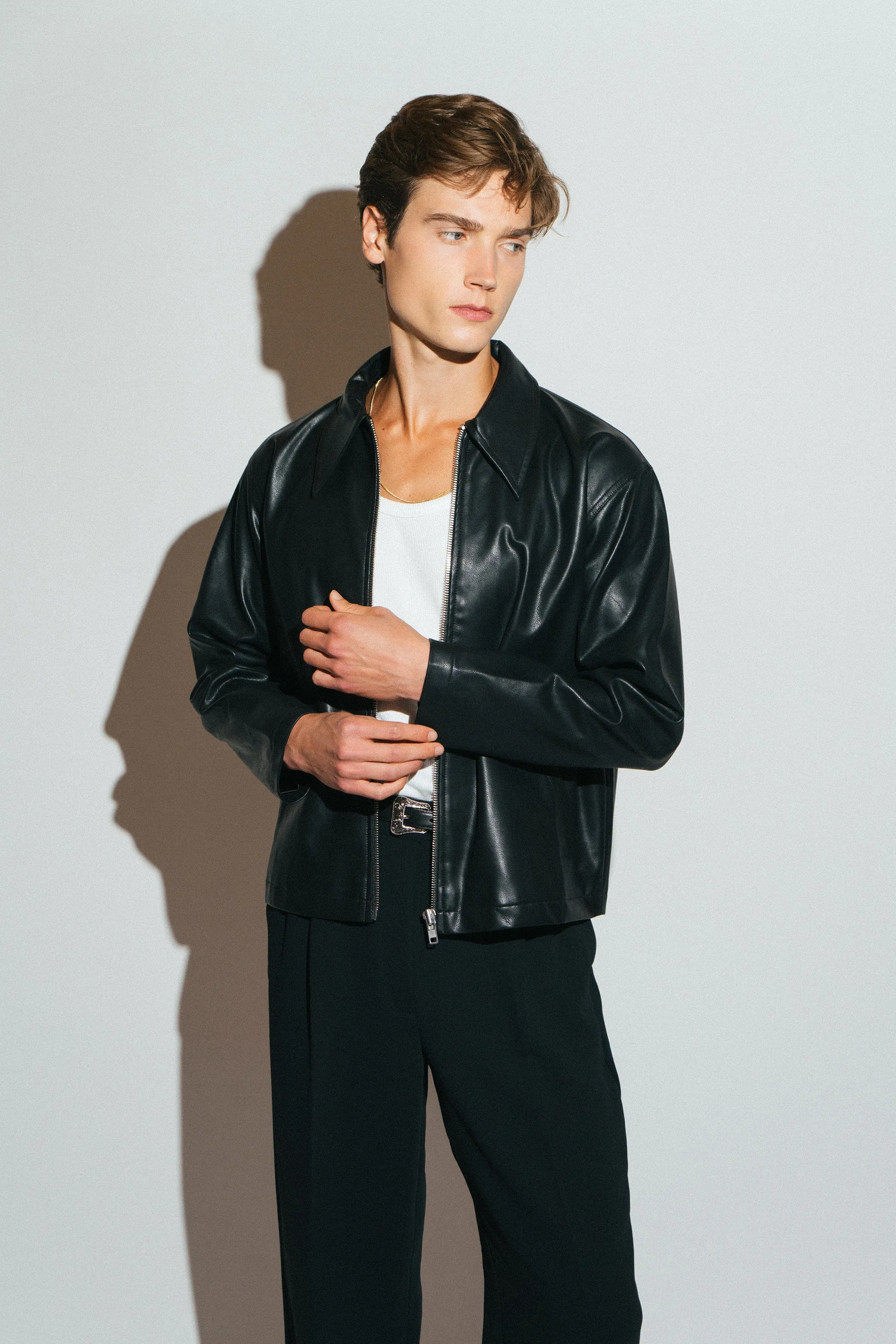 Fairfax Vegan Blouson | Black sold by California Arts product image thumbnail 3