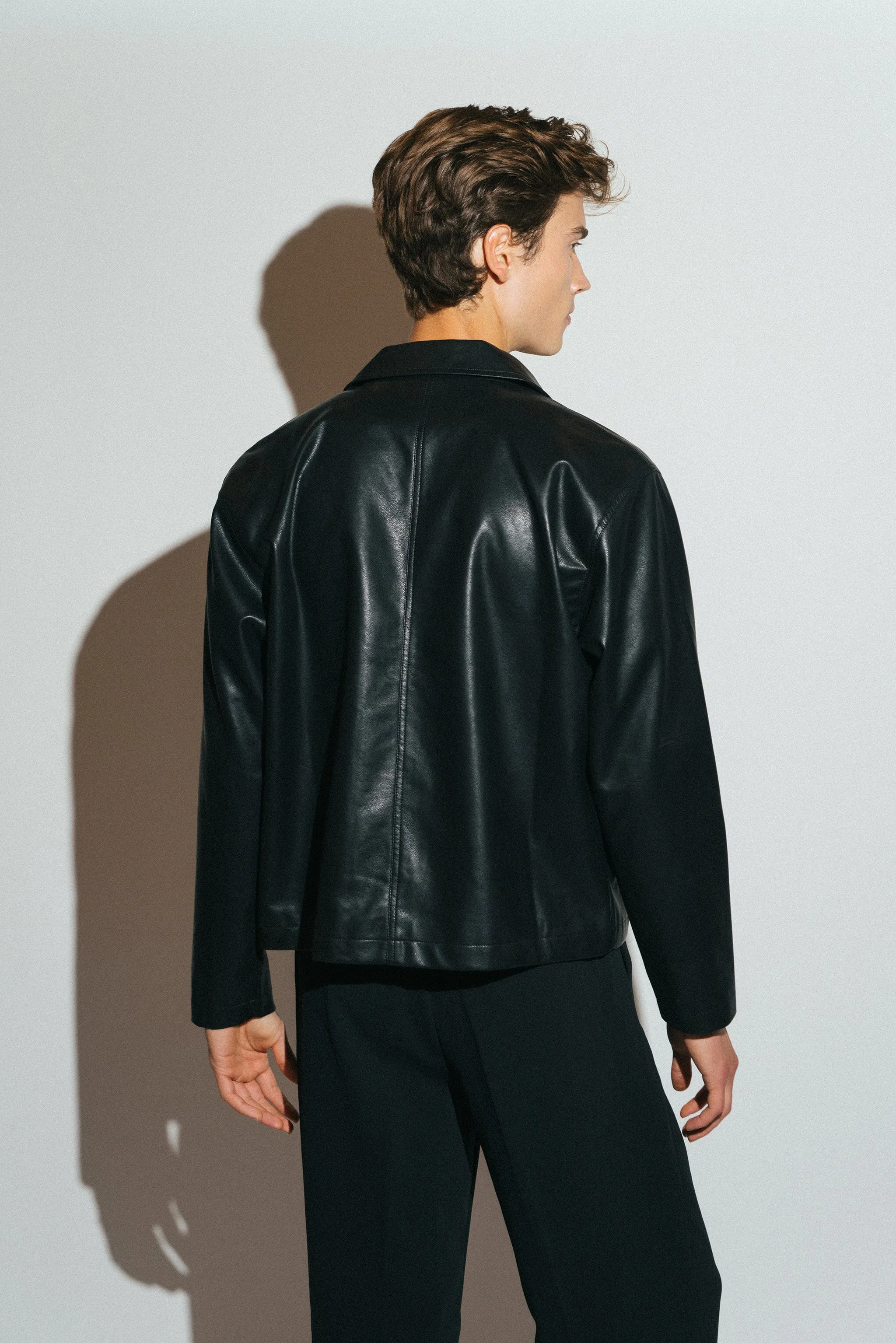 Fairfax Vegan Blouson | Black sold by California Arts product image thumbnail 4