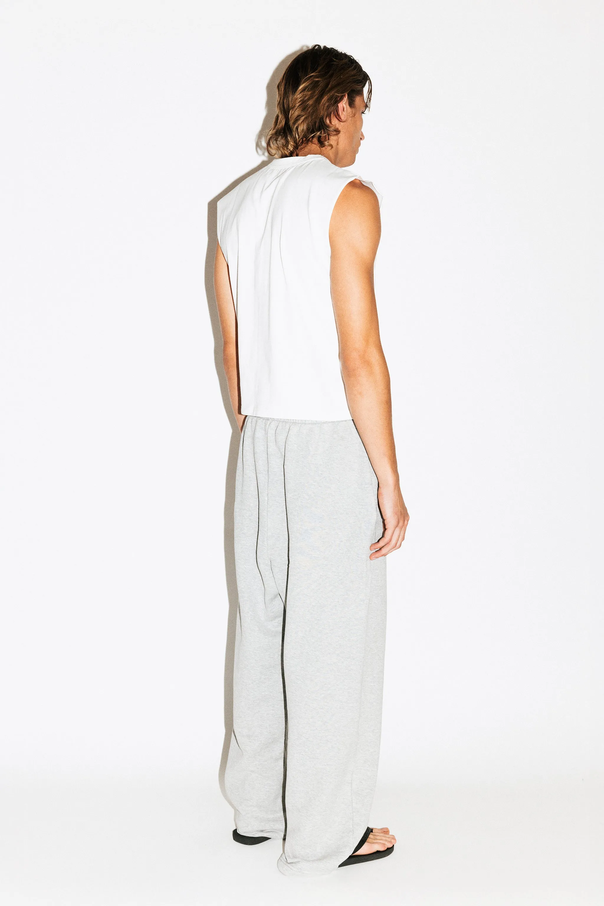 Kinney Ultra-Relaxed Sweatpant | Grey Melange sold by California Arts product image thumbnail 3