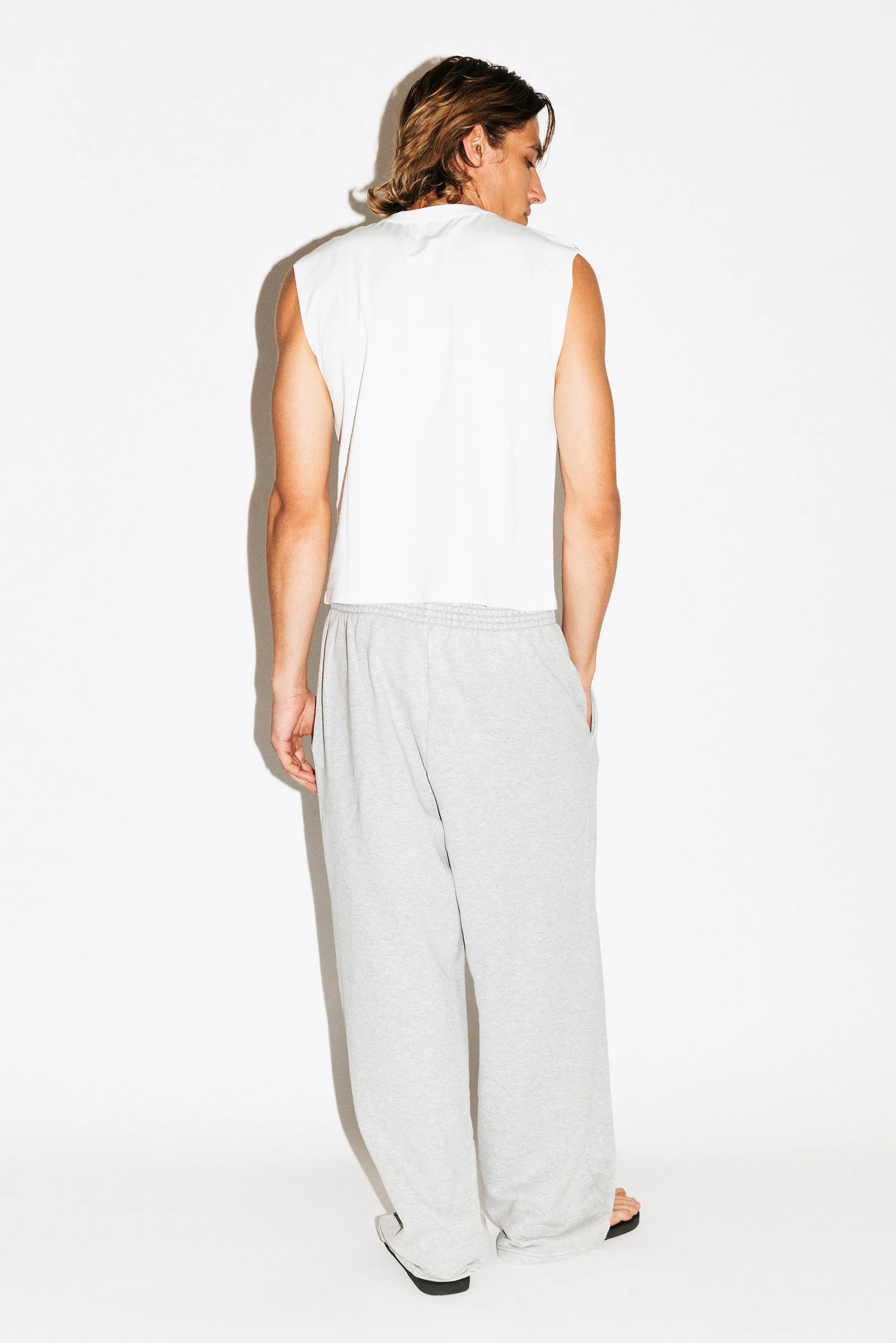 Kinney Ultra-Relaxed Sweatpant | Grey Melange sold by California Arts product image thumbnail 4
