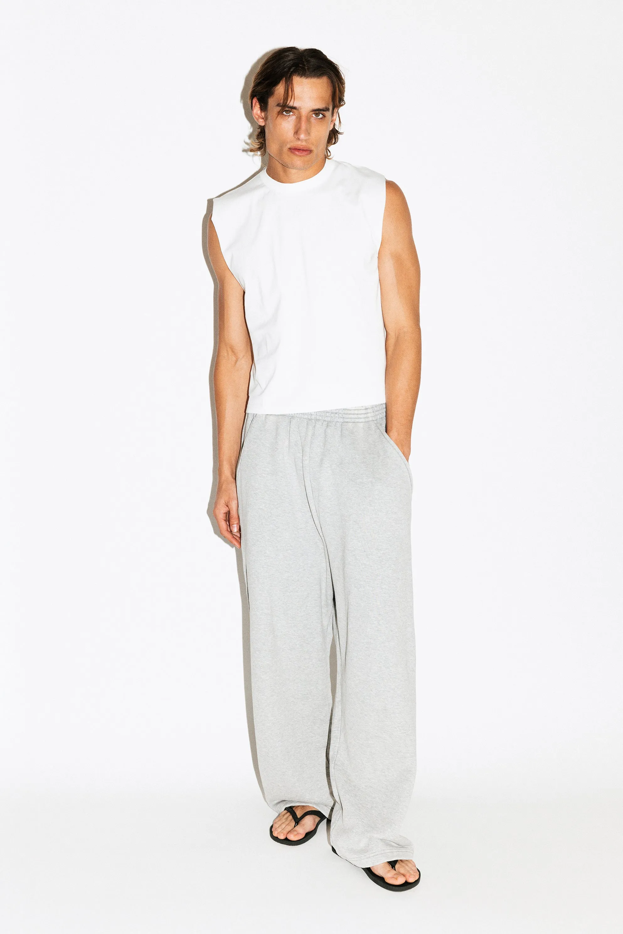 Kinney Ultra-Relaxed Sweatpant | Grey Melange sold by California Arts