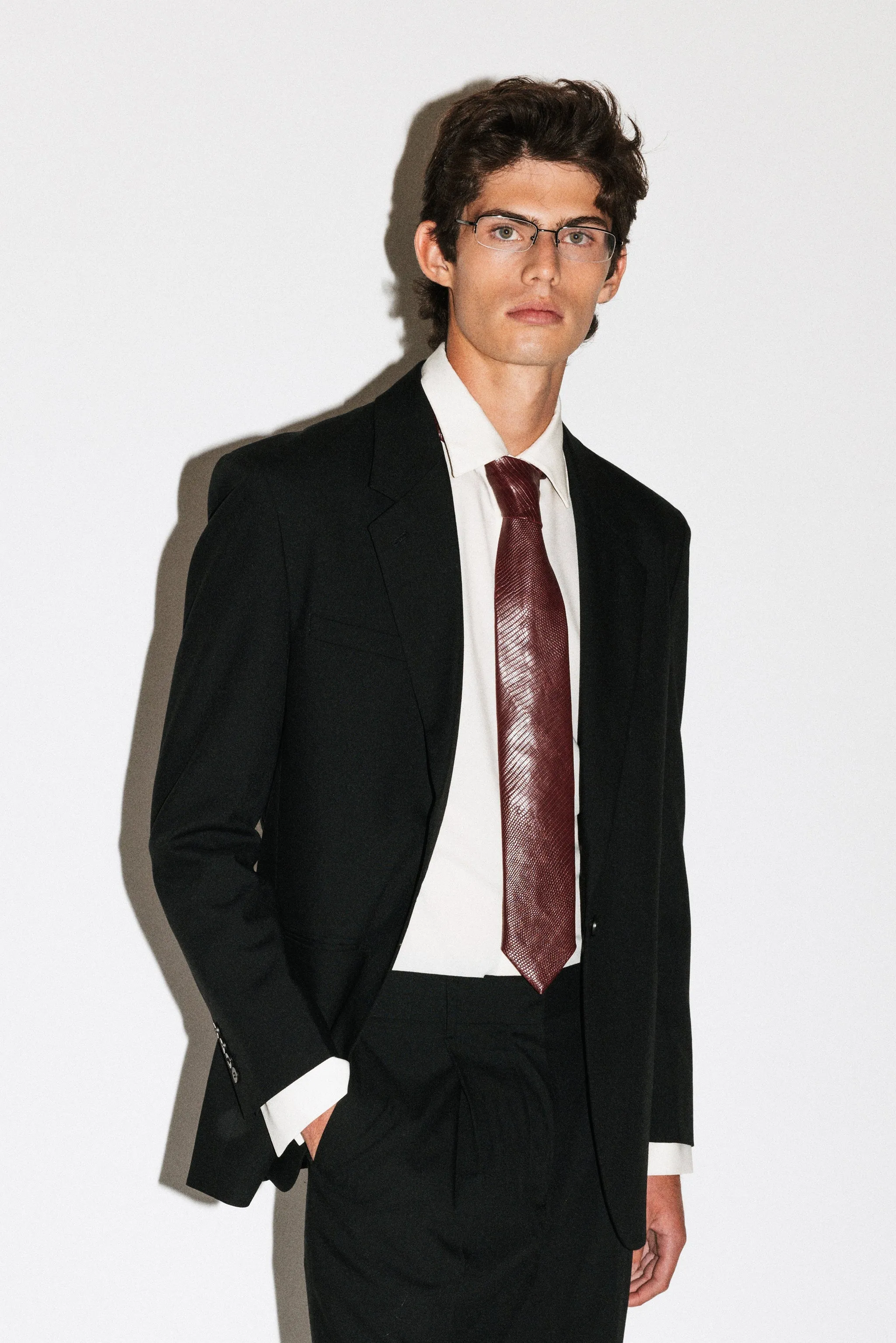 Reservoir Lizard Tie | Merlot sold by California Arts product image thumbnail 2
