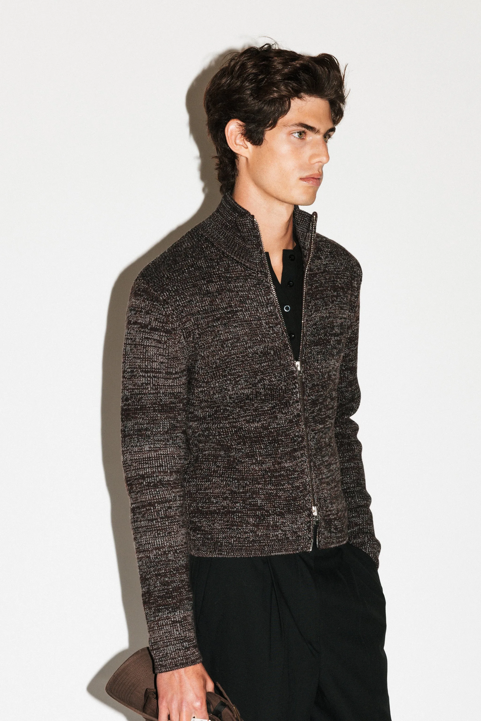 Silverado Slim Zip Cardigan | Terre sold by California Arts product image thumbnail 2