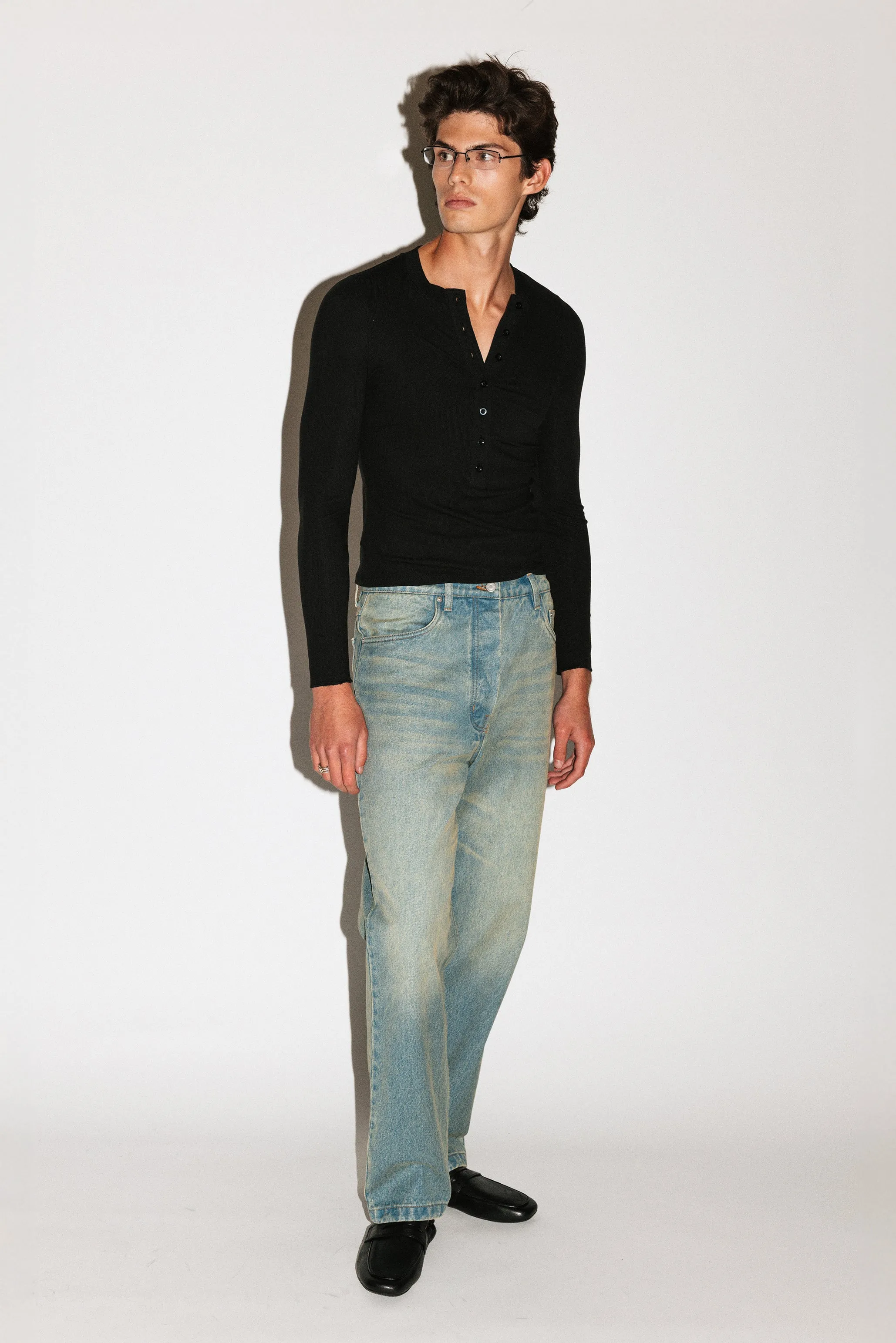 Wilson Loose Taper Straight Leg Jeans | Mineral Rinse sold by California Arts product image thumbnail 3