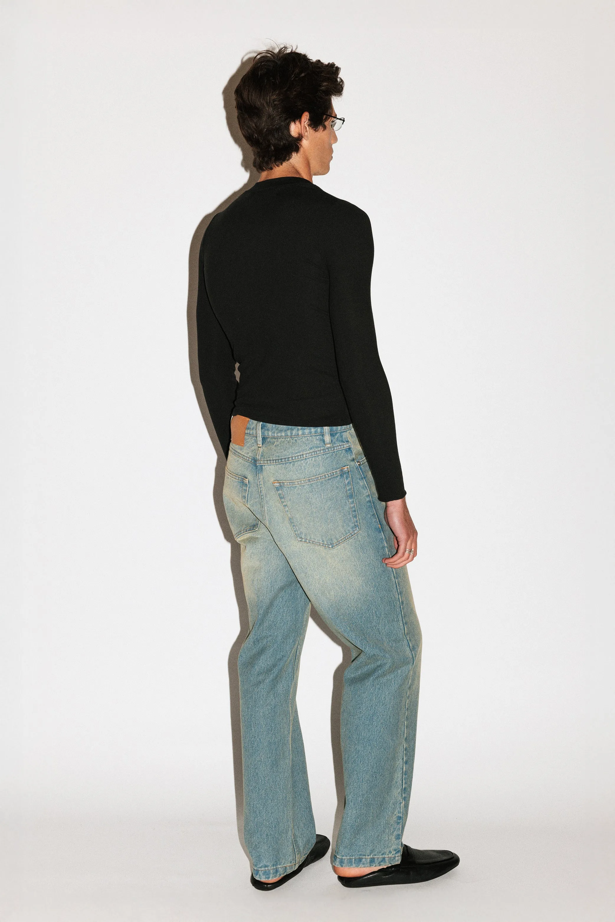 Wilson Loose Taper Straight Leg Jeans | Mineral Rinse sold by California Arts product image thumbnail 4