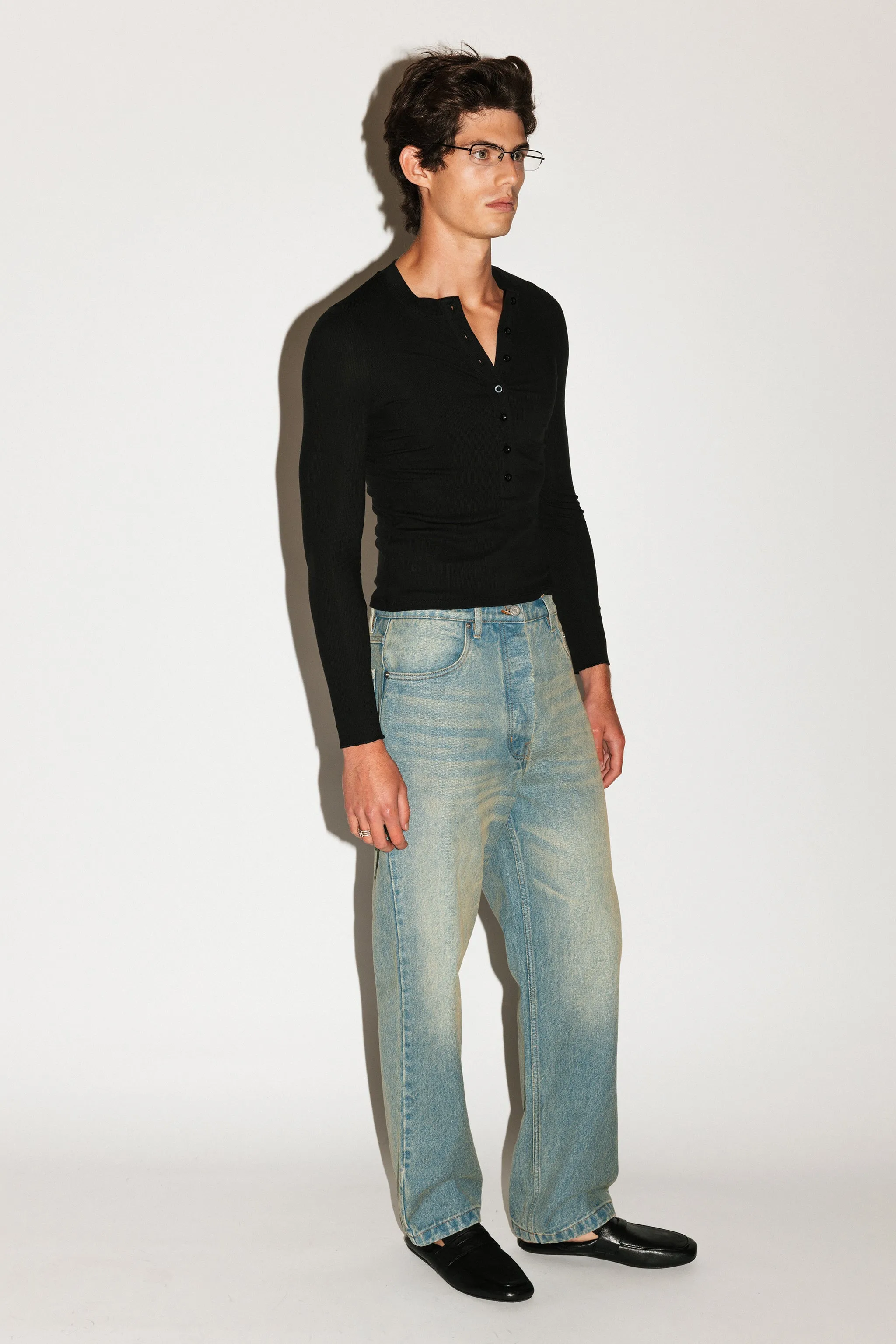Wilson Loose Taper Straight Leg Jeans | Mineral Rinse sold by California Arts product image thumbnail 2