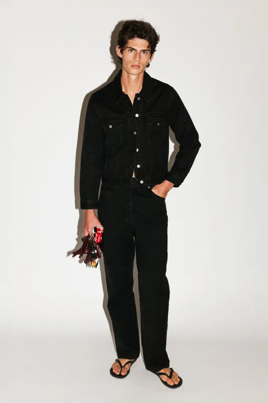 Wilson Loose Taper Straight Leg Jeans  |  Black sold by California Arts