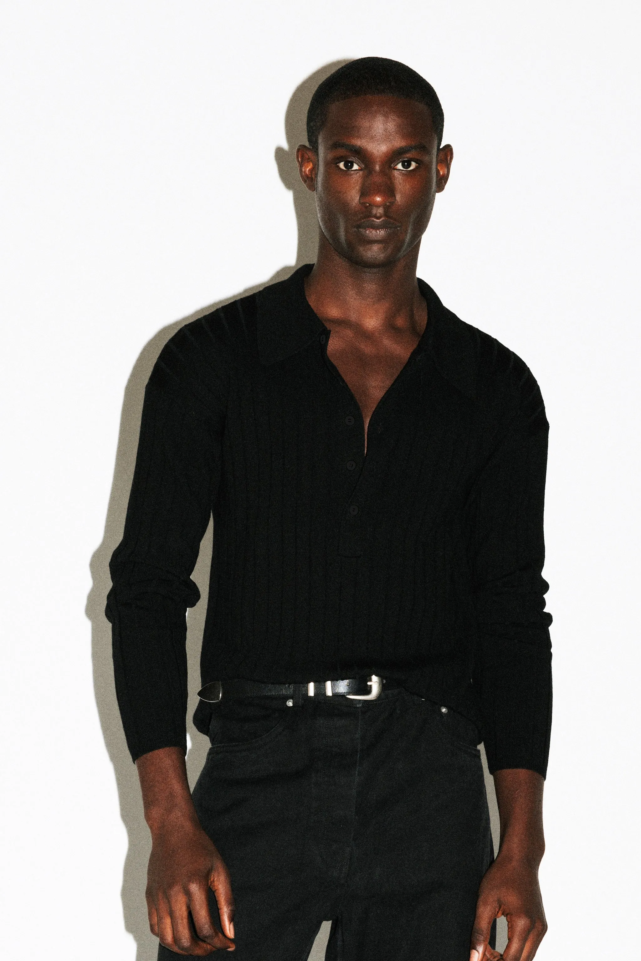 Vista Ribbed Wool Polo sold by California Arts product image thumbnail 2