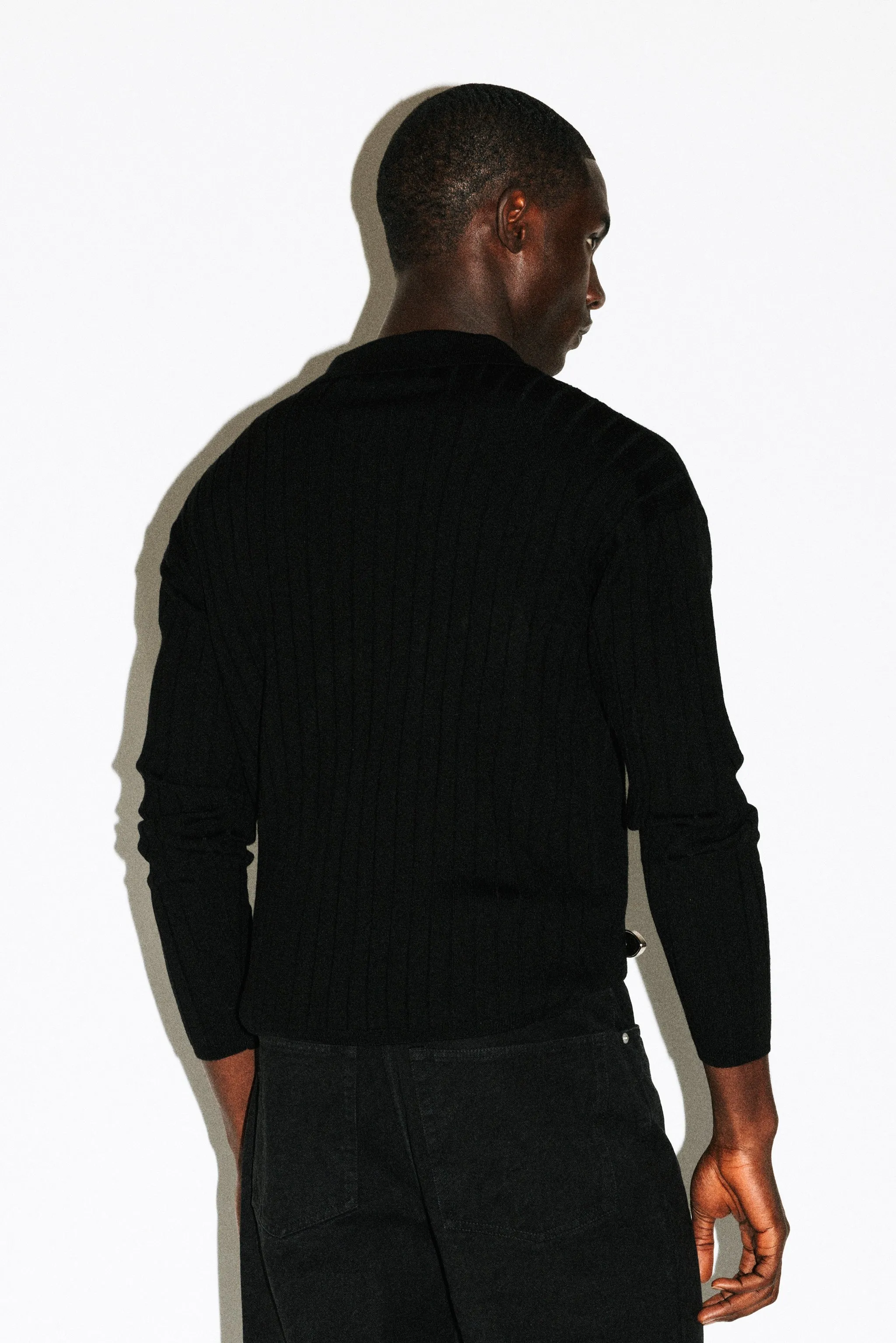 Vista Ribbed Wool Polo sold by California Arts product image thumbnail 4