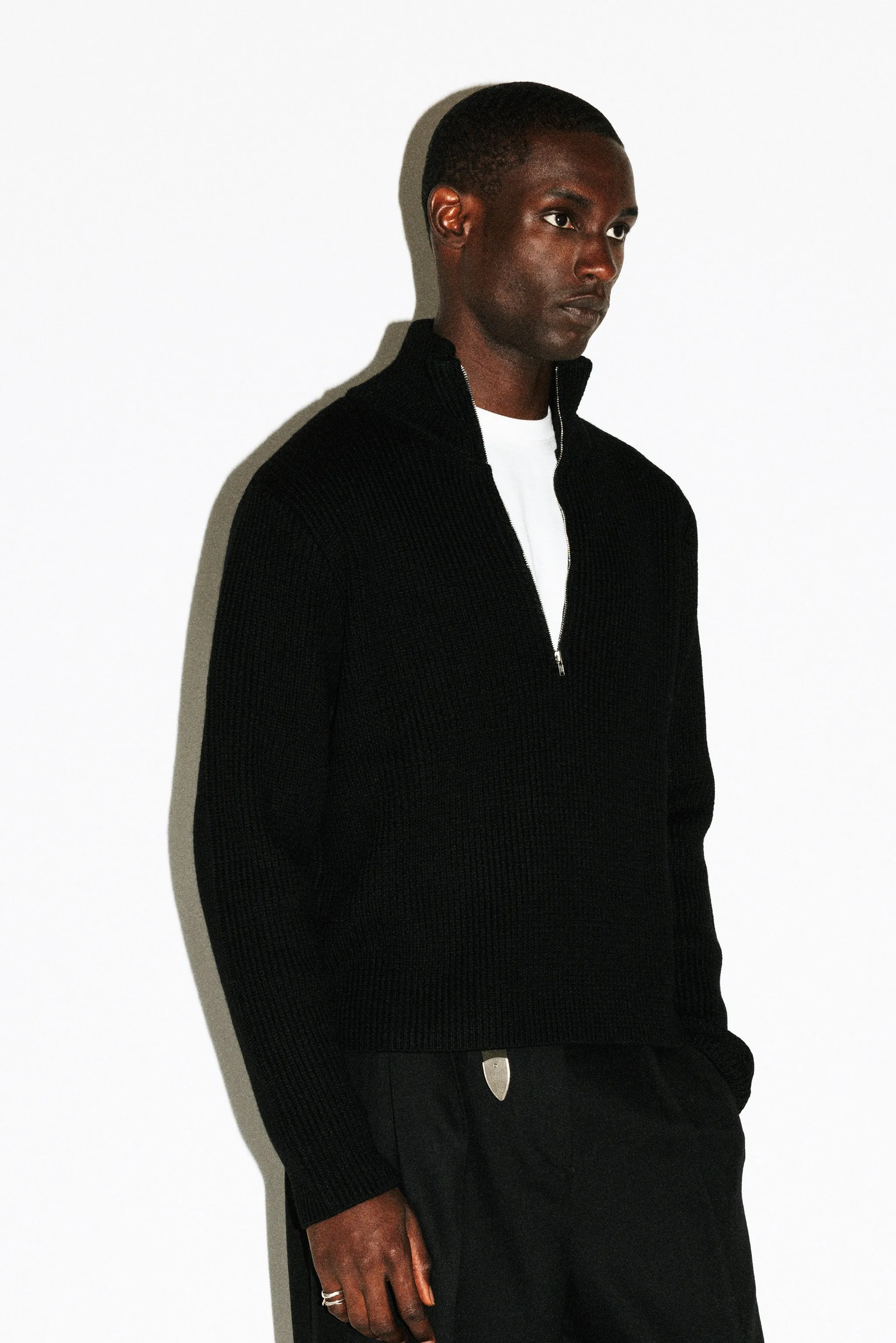 Walden Chunky Half-Zip Wool Sweater sold by California Arts product image thumbnail 3