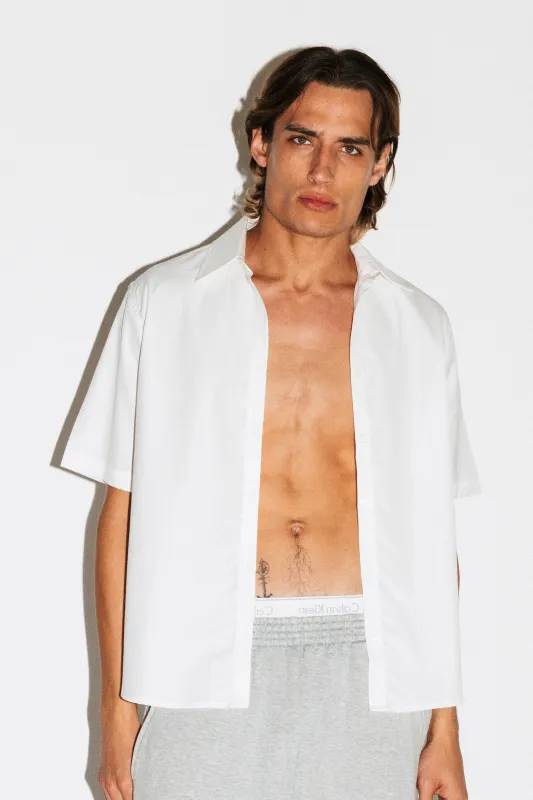 Zephyr Boxy Short-Sleeve Button Up Shirt sold by California Arts