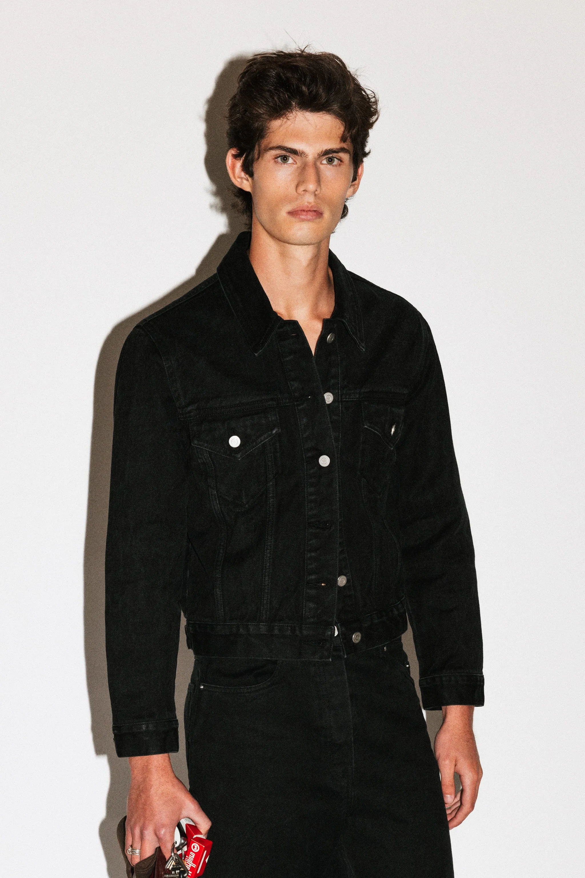 Runyon Fitted Western Denim Jacket sold by California Arts product image thumbnail 2