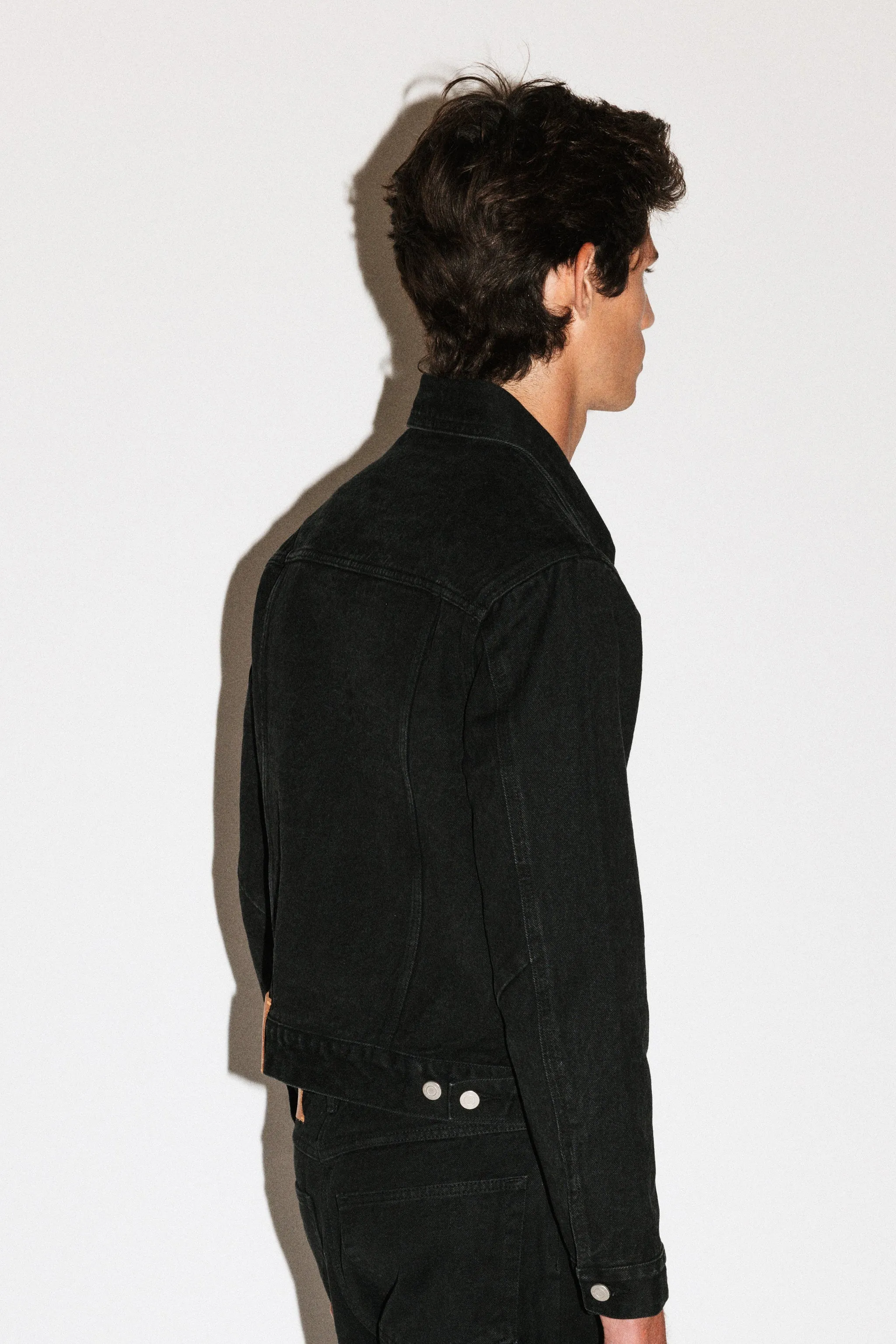 Runyon Fitted Western Denim Jacket sold by California Arts product image thumbnail 3