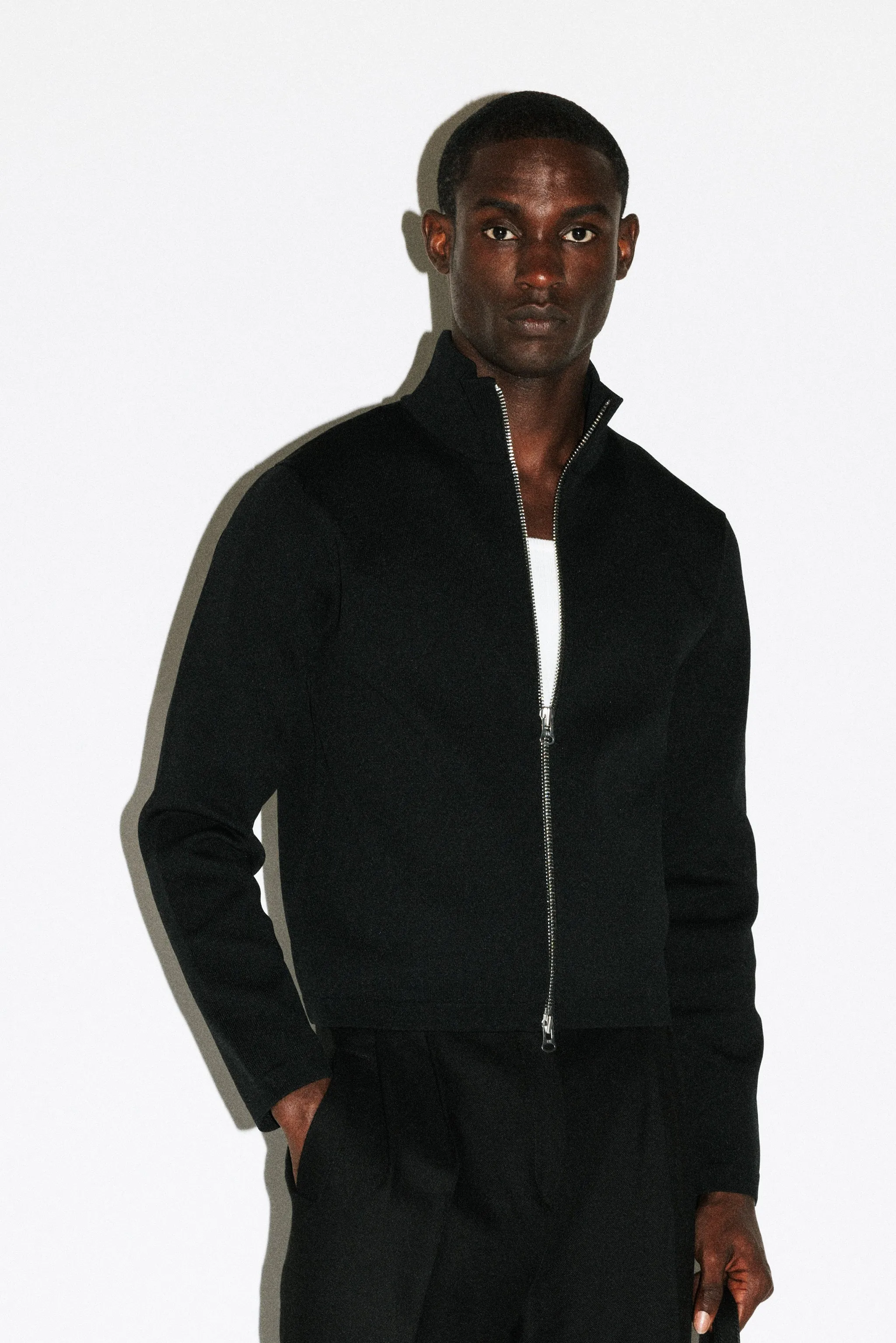 Silverado Slim Zip Cardigan sold by California Arts product image thumbnail 2