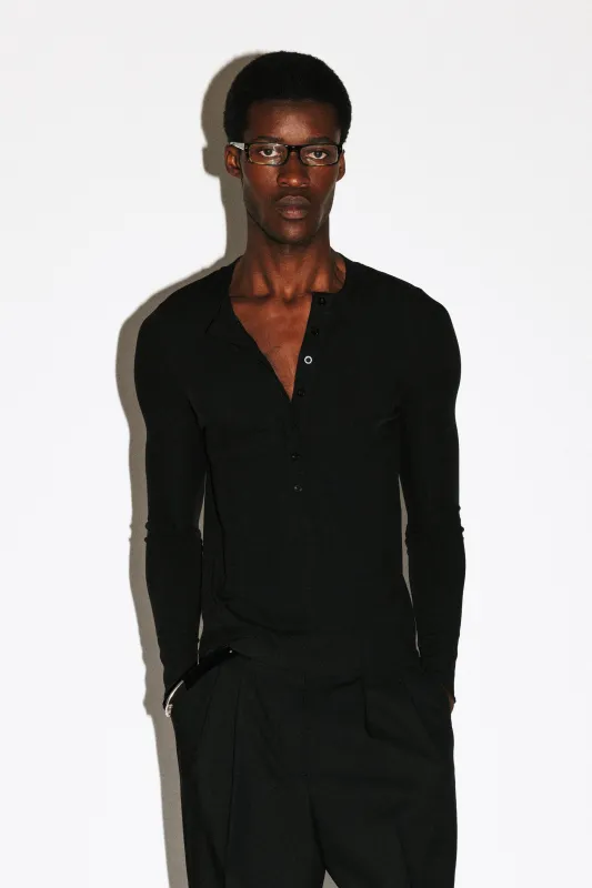 Murray Slim Long Sleeve Henley sold by California Arts