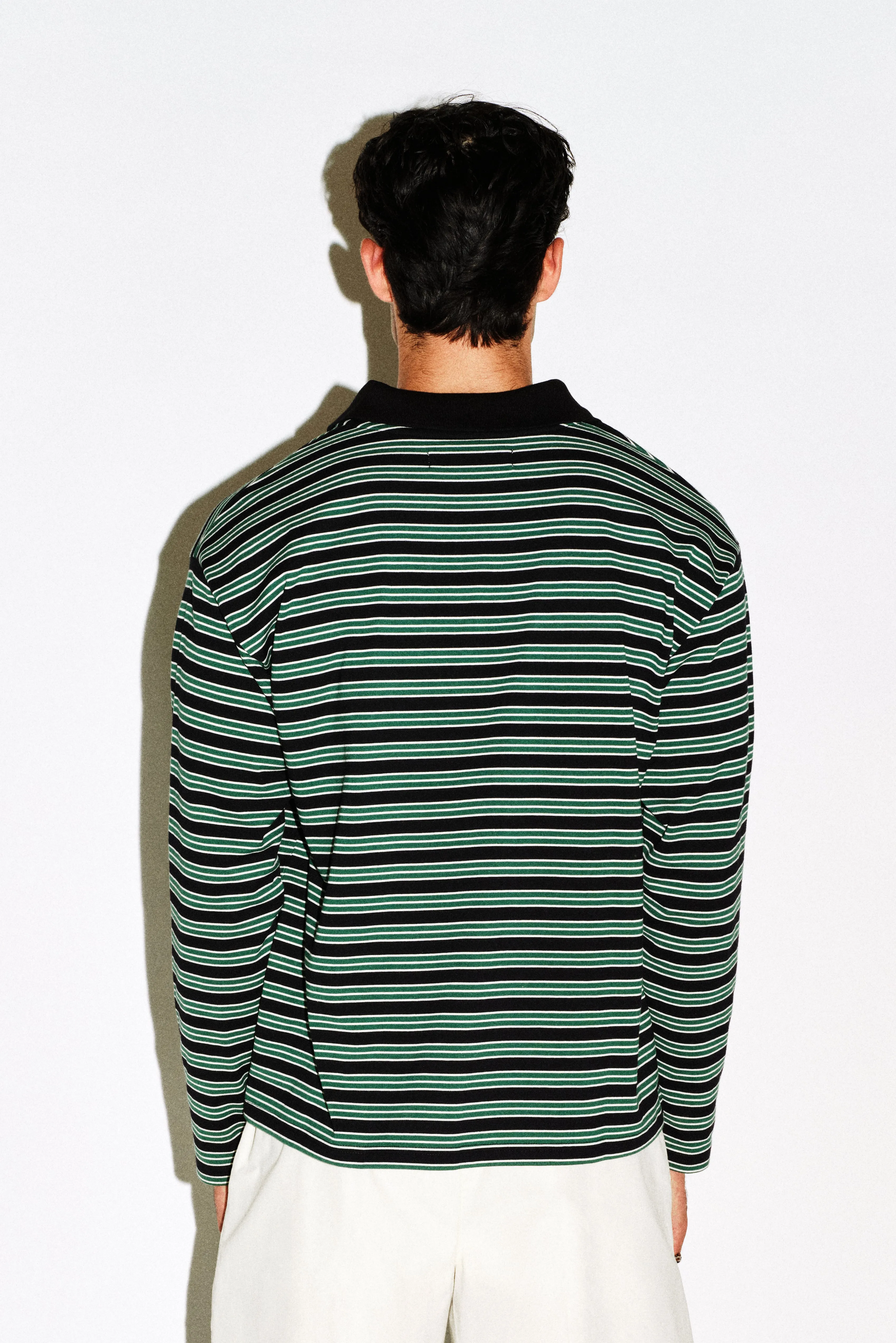 Elwyn Oversized Long Sleeve Polo sold by California Arts product image thumbnail 4
